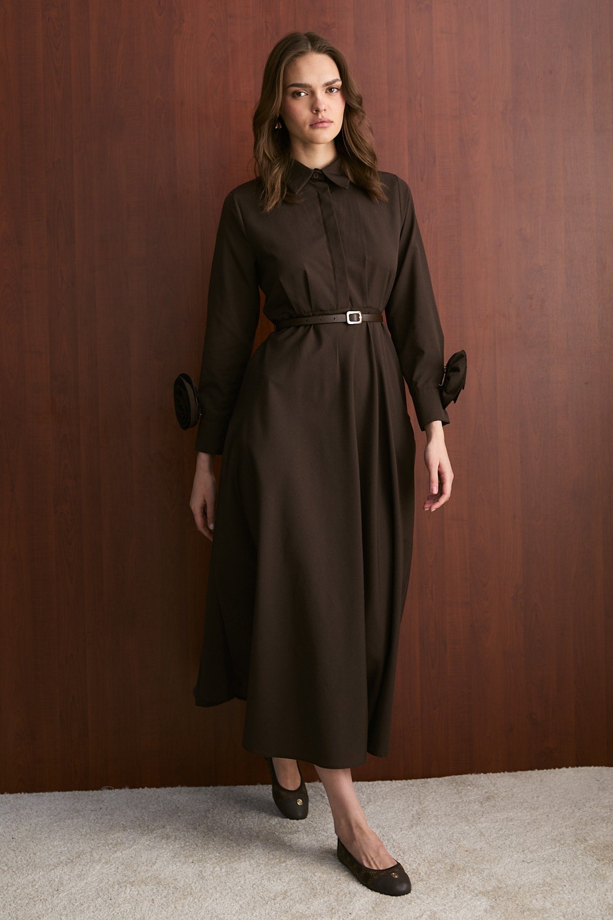 Poplin Elbise 32-2739
