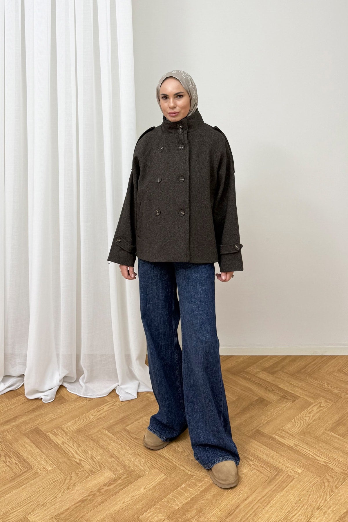 Premium Kaşe Kaban 12-70119