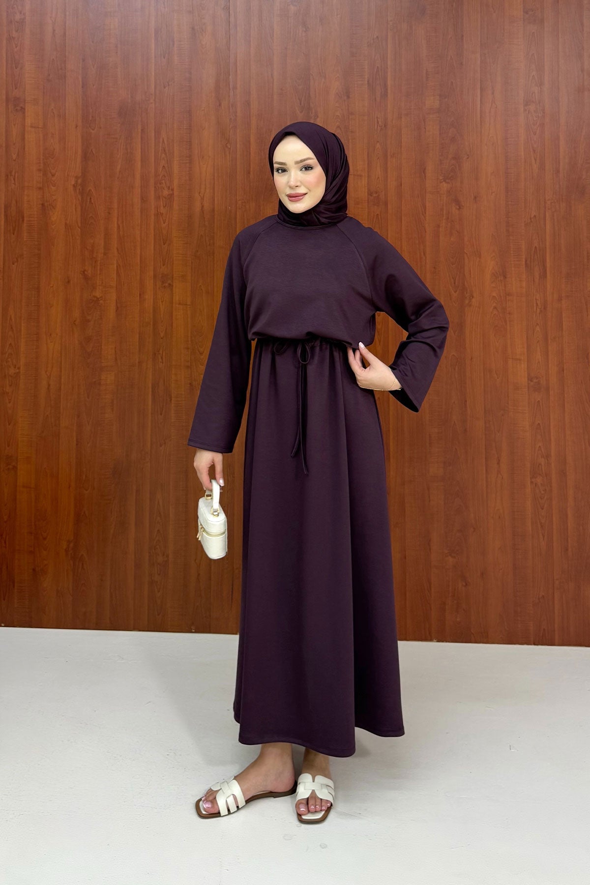 Örme Modal Elbise 68-6600