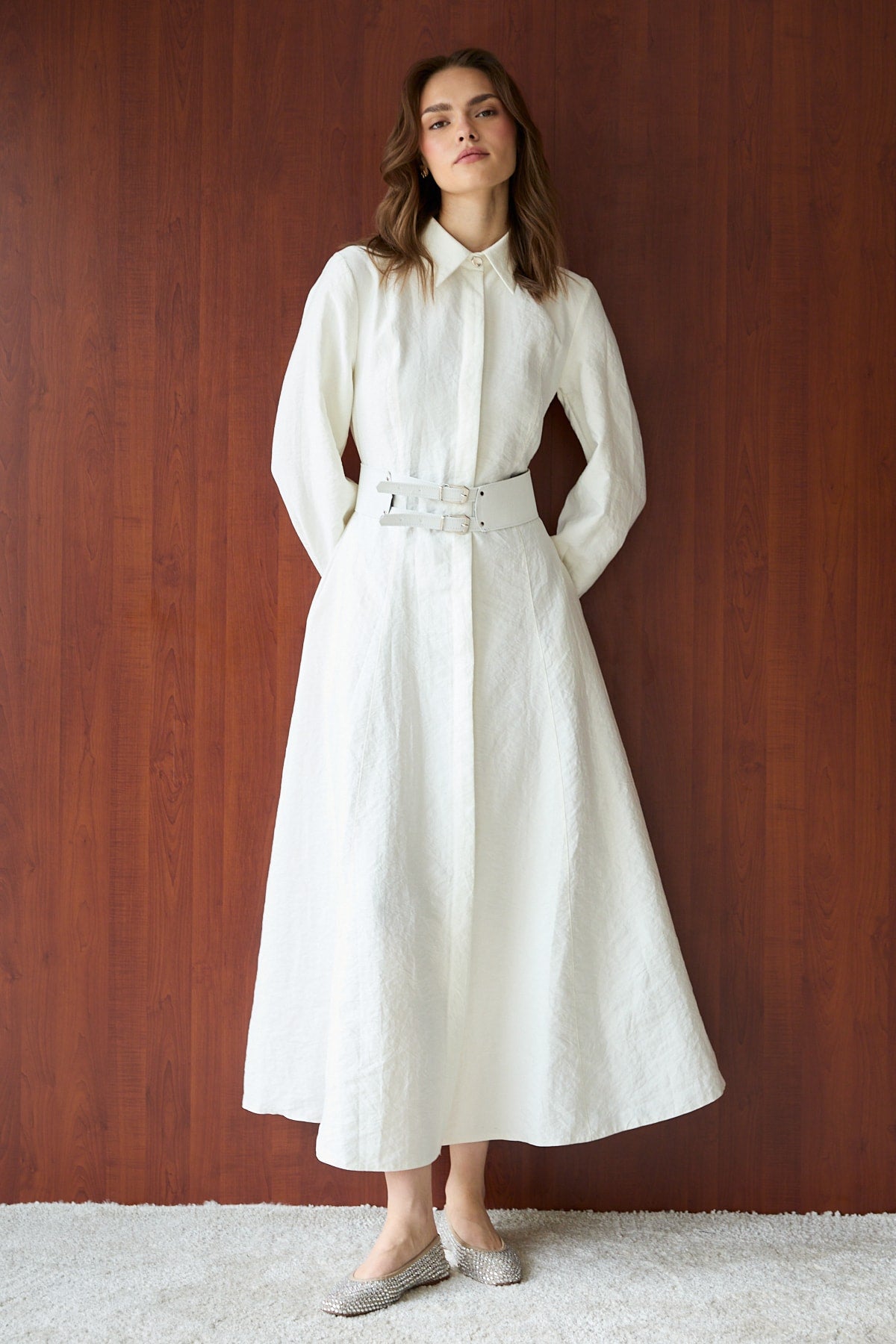 Kemerli Elbise 32-2752