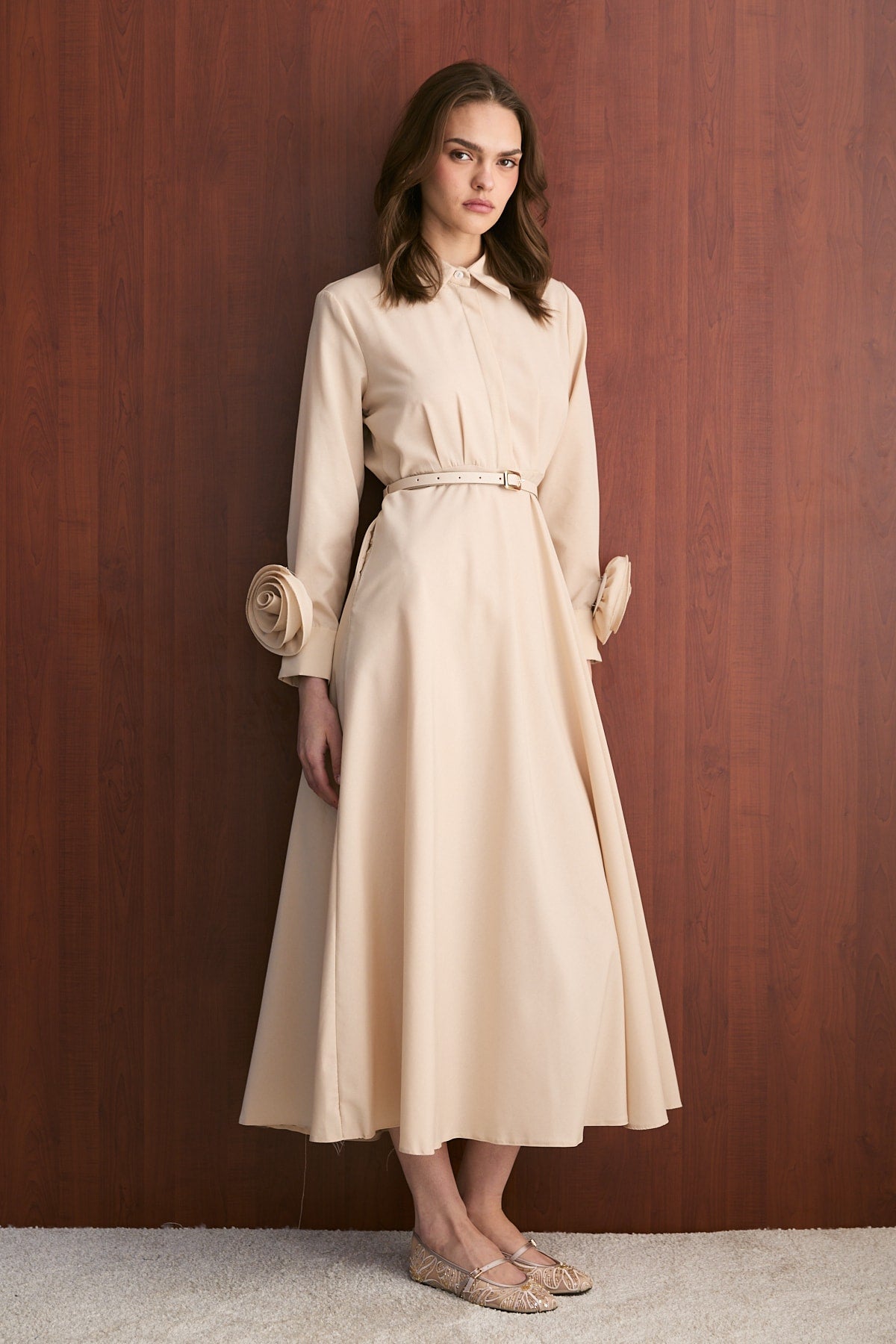 Poplin Elbise 32-2739