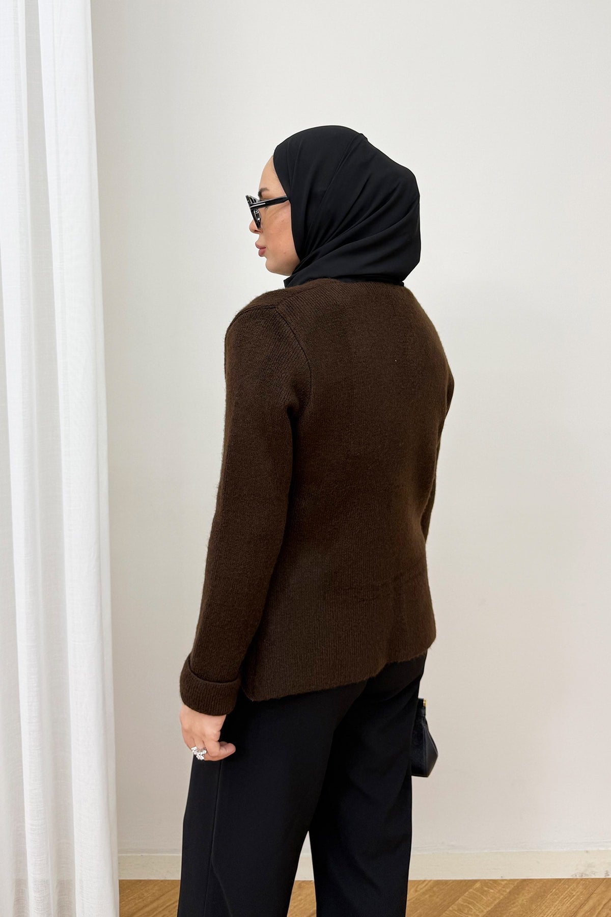 Düğmeli Triko Hırka 94-5029