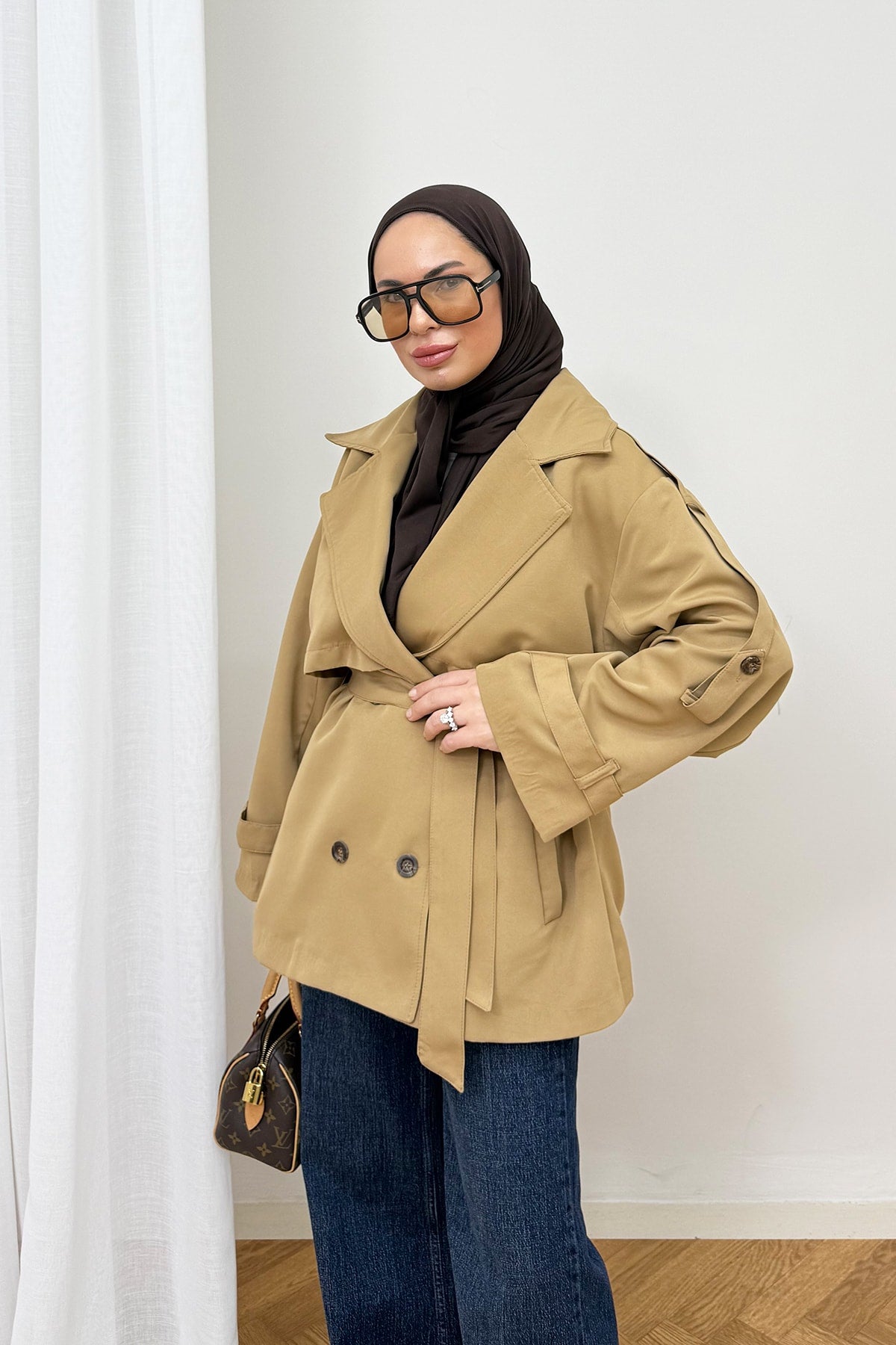 Kısa Oversize Trench 12-70164-1