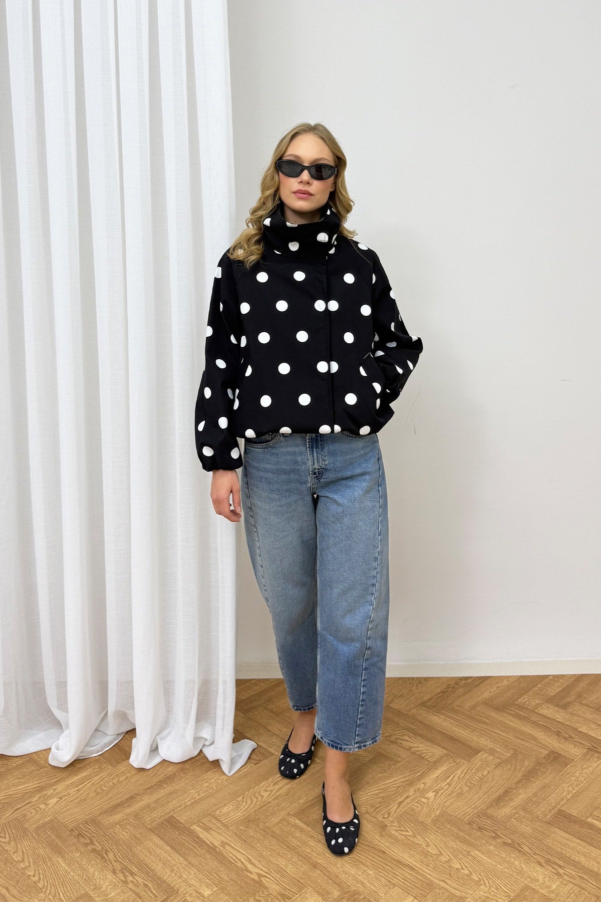 Puantiye Bomber Ceket 12-70208