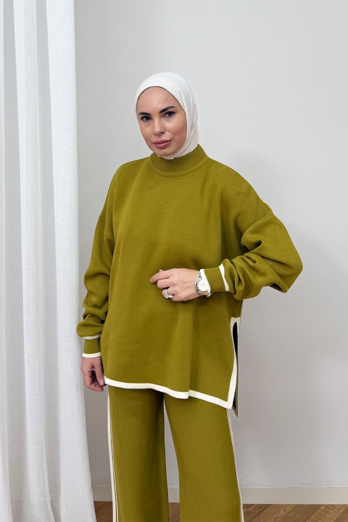 Iki Renkli Triko Takım 87