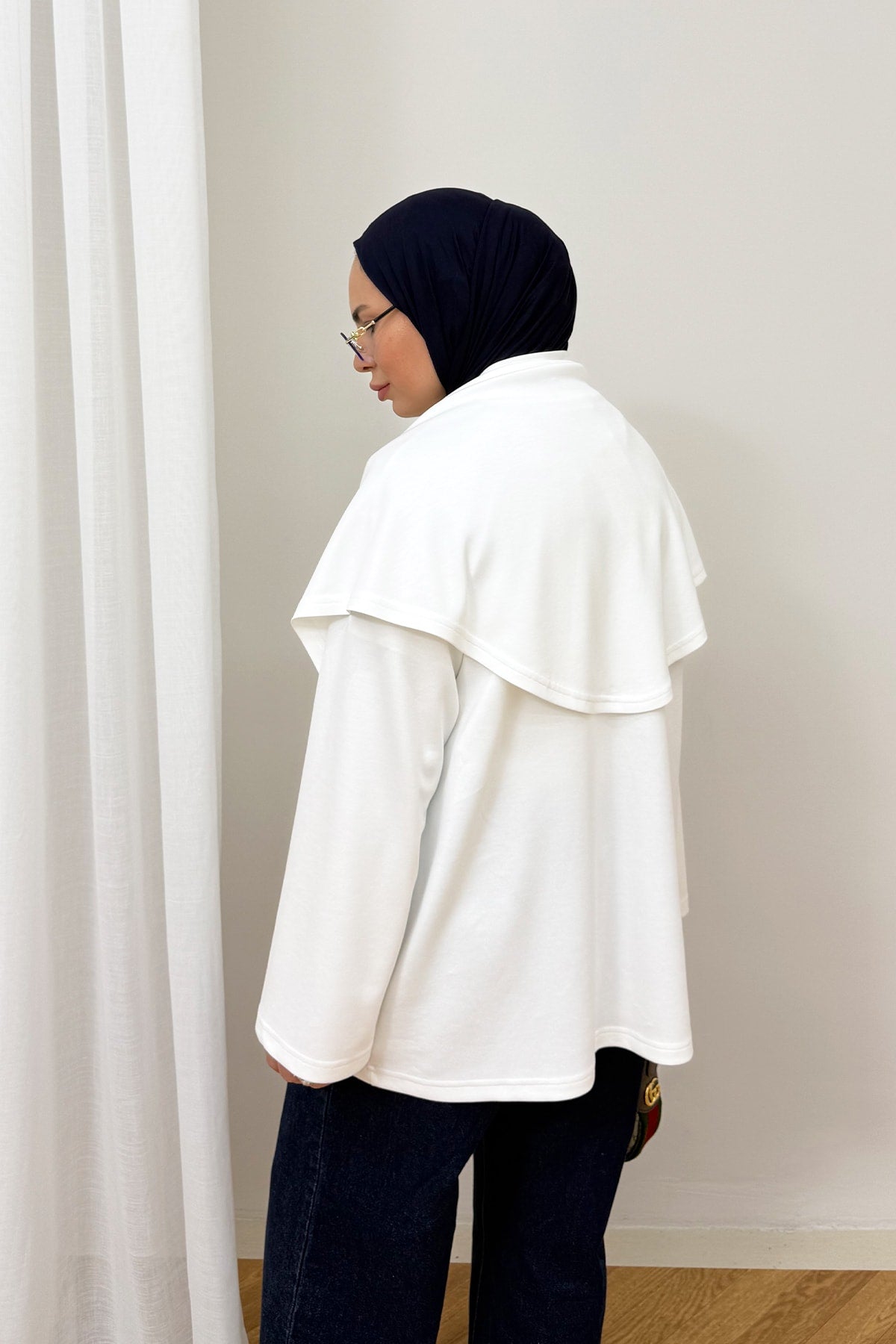 Şal Detaylı Tunik 3-4585