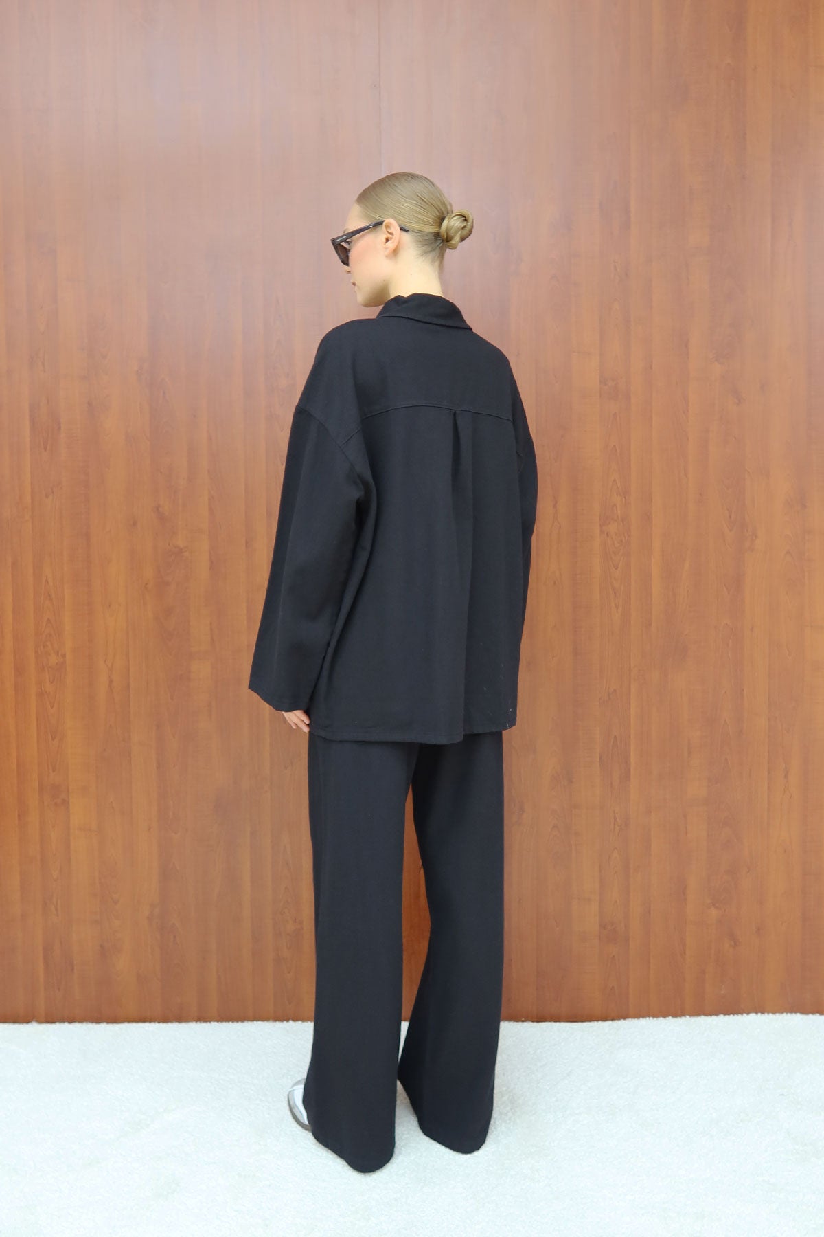 Gabardin Kuşaklı Takım 12-8843