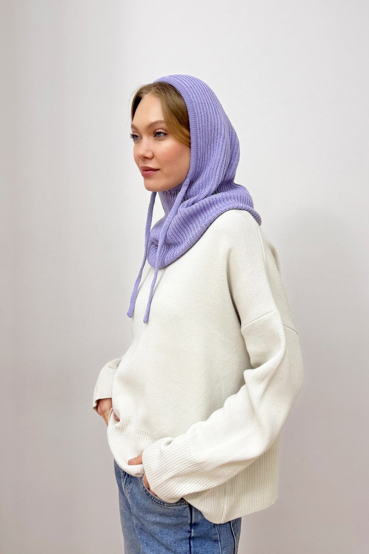 Triko Balaklava Şapka 94-22155