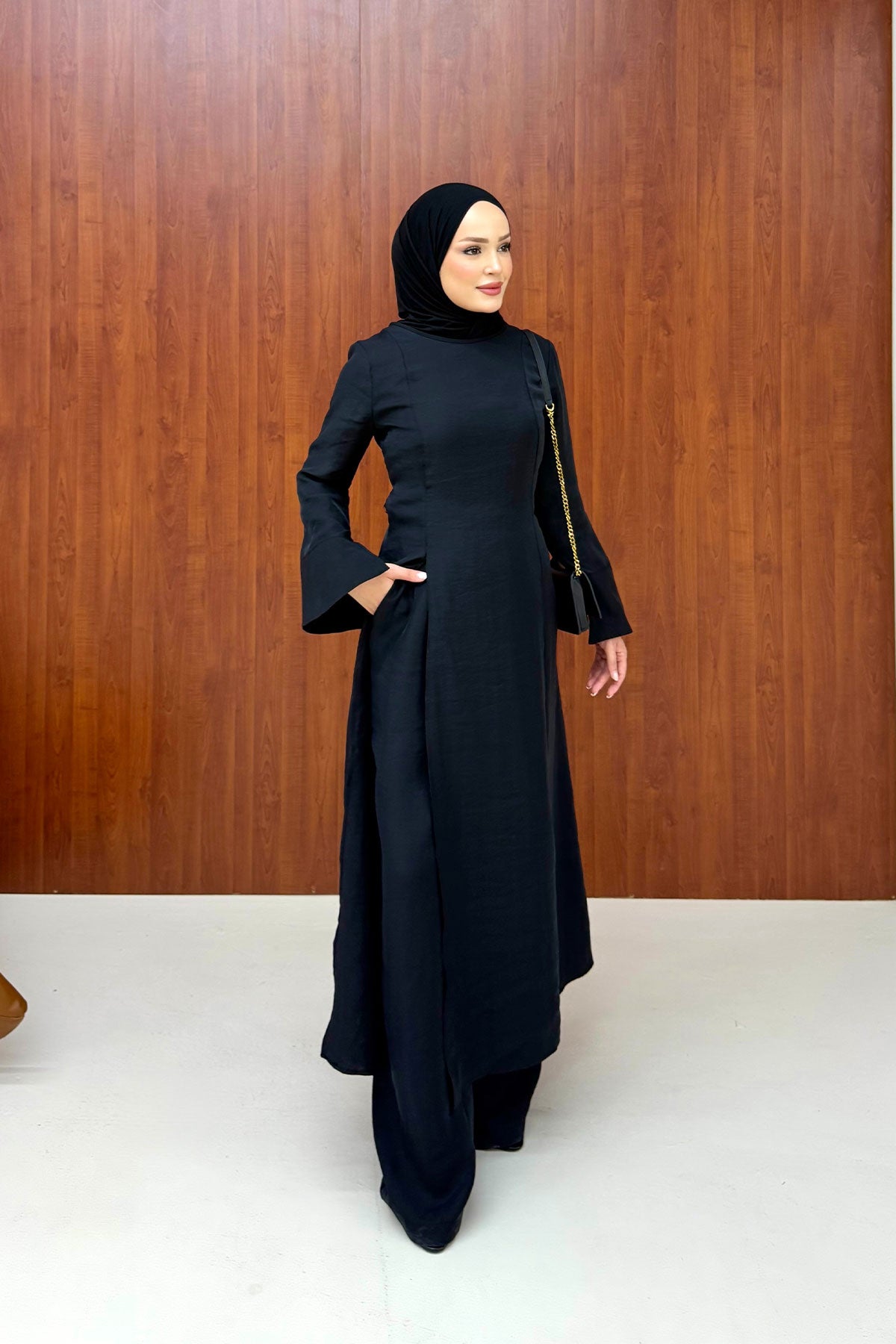 Yırtmaçlı Tunikli Takım 84-6095