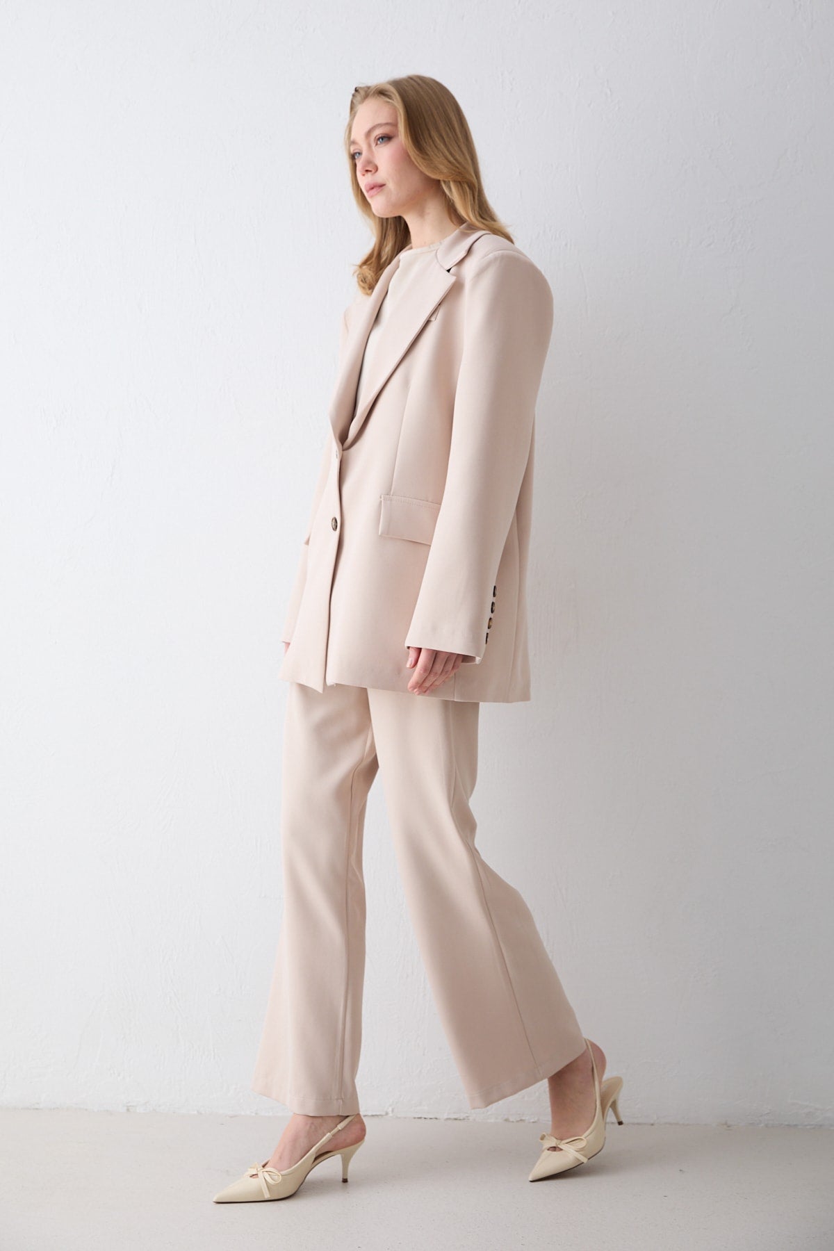 Oversize Ceketli Takım 32-2734