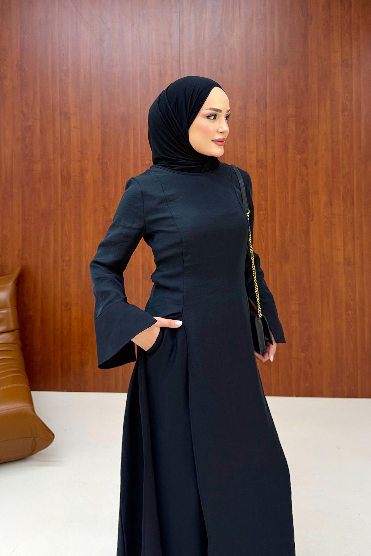 Yırtmaçlı Tunikli Takım 84-6095