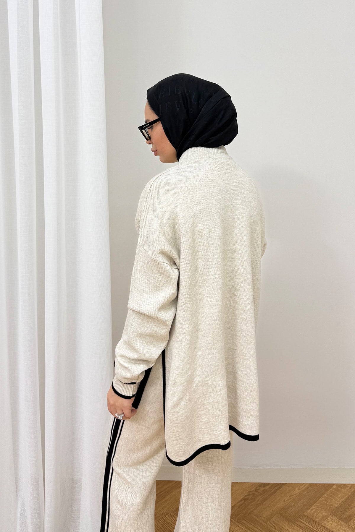 İki Renkli Triko Takım 87-26276