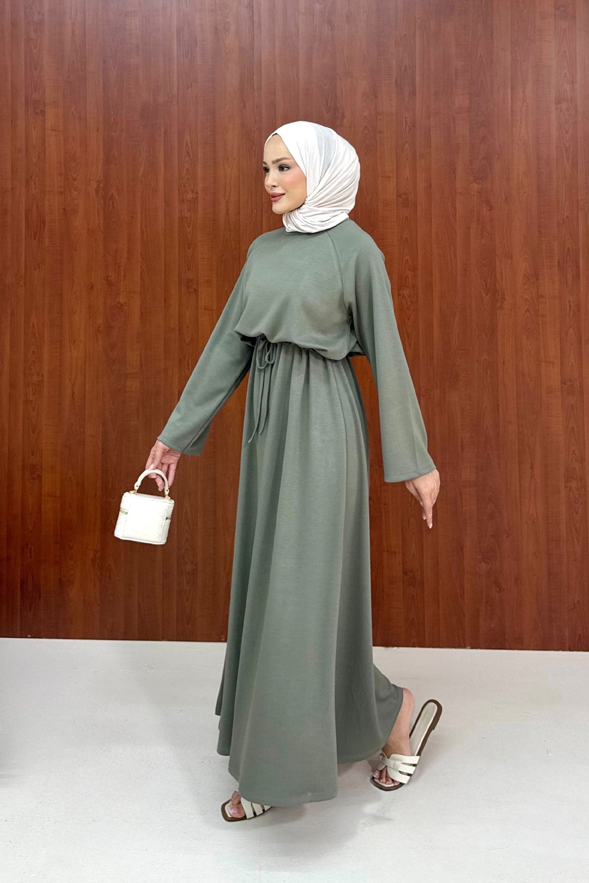 Örme Modal Elbise 68-6600