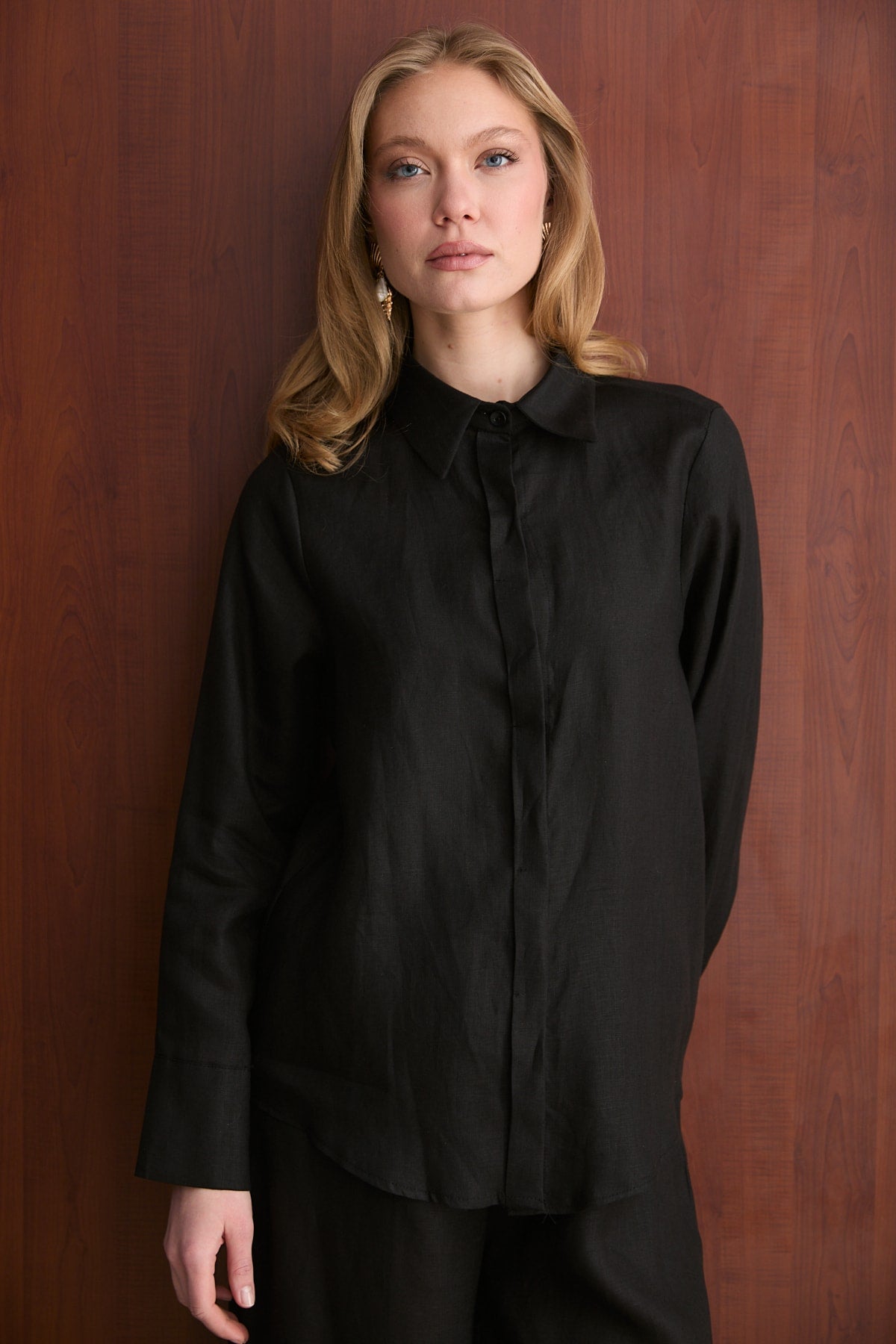 Keten Gömlek 32-2765