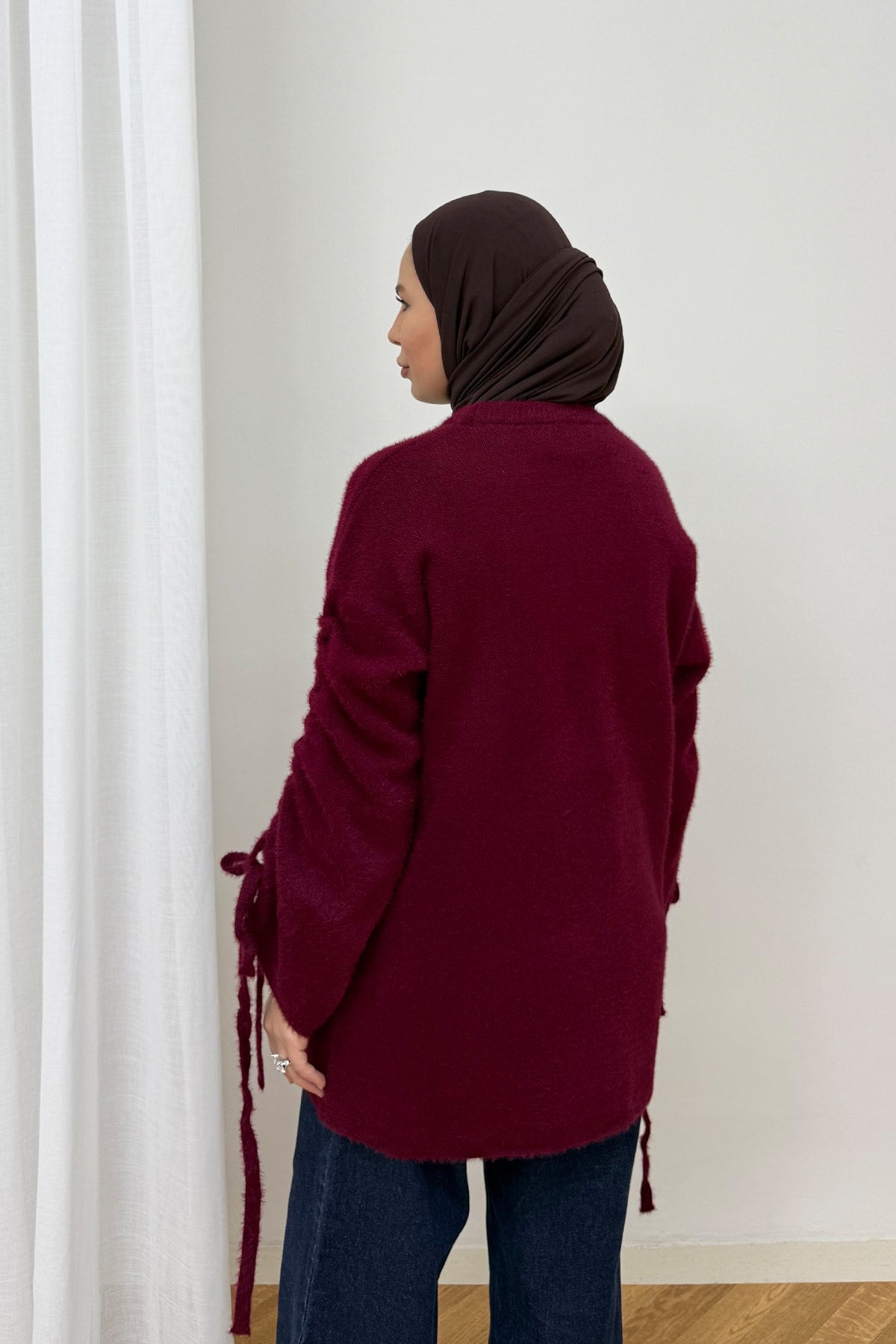 Kolu Bağlamalı Triko Kazak 80-8426