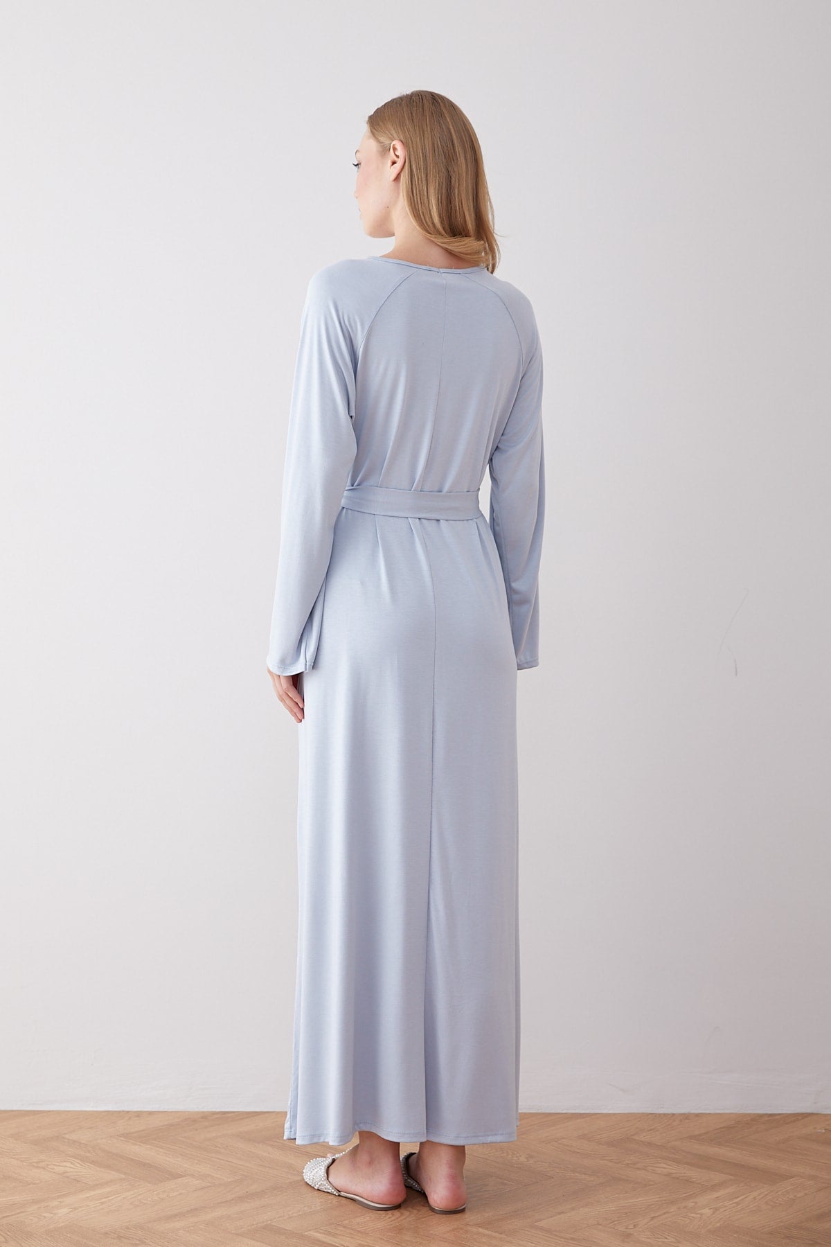 Kuşaklı Elbise 68-6402