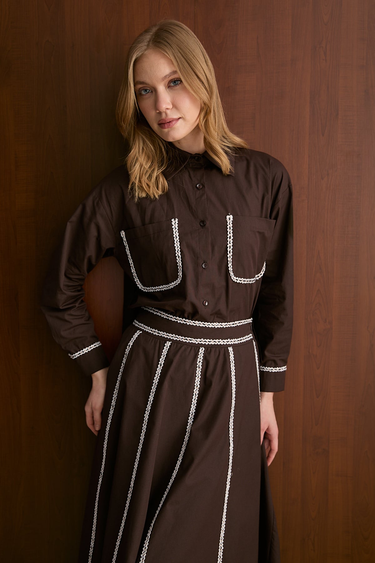 Poplin Etekli Takım 32-2607