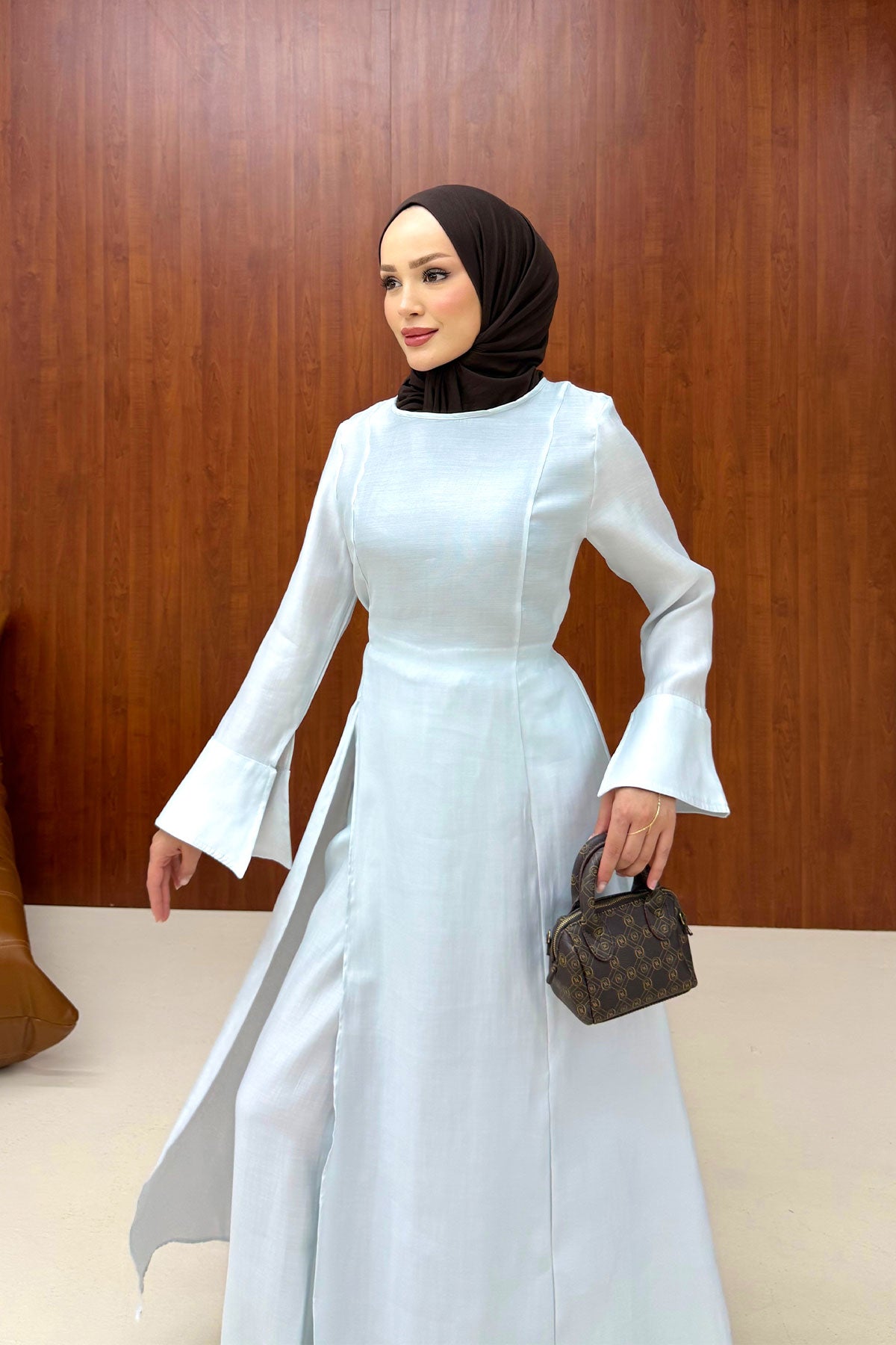 Yırtmaçlı Tunikli Takım 84-6095