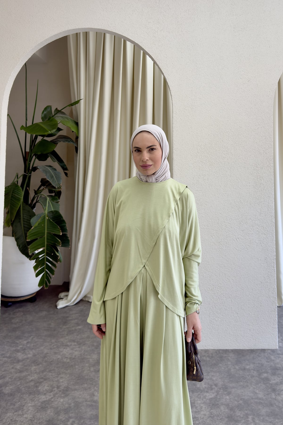 Bol Pantolonlu Takım 68-6403