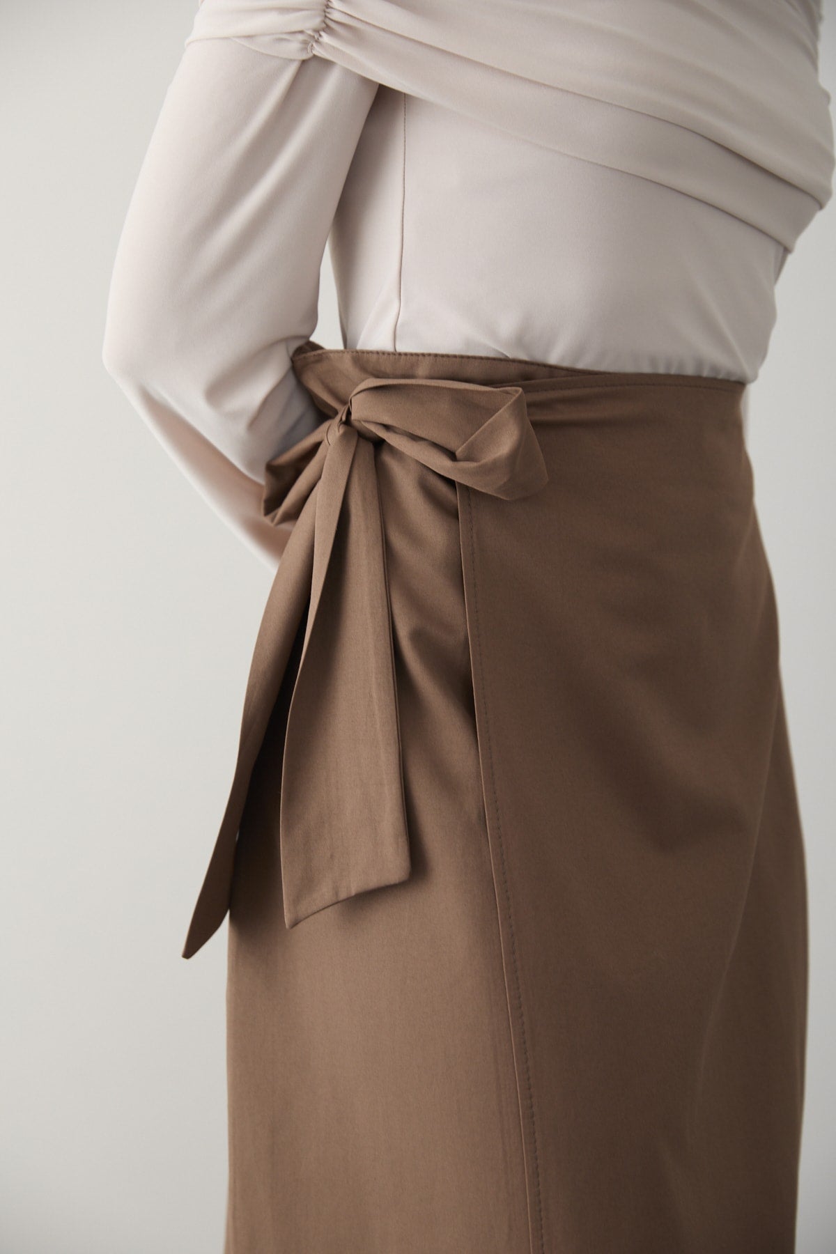 Poplin Bağlamalı Etek 32-2874