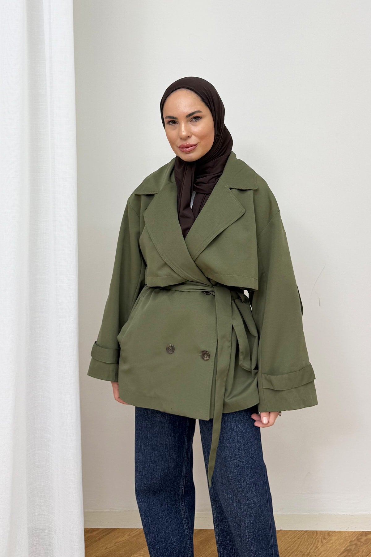 Kısa Oversize Trench 12-70164-1