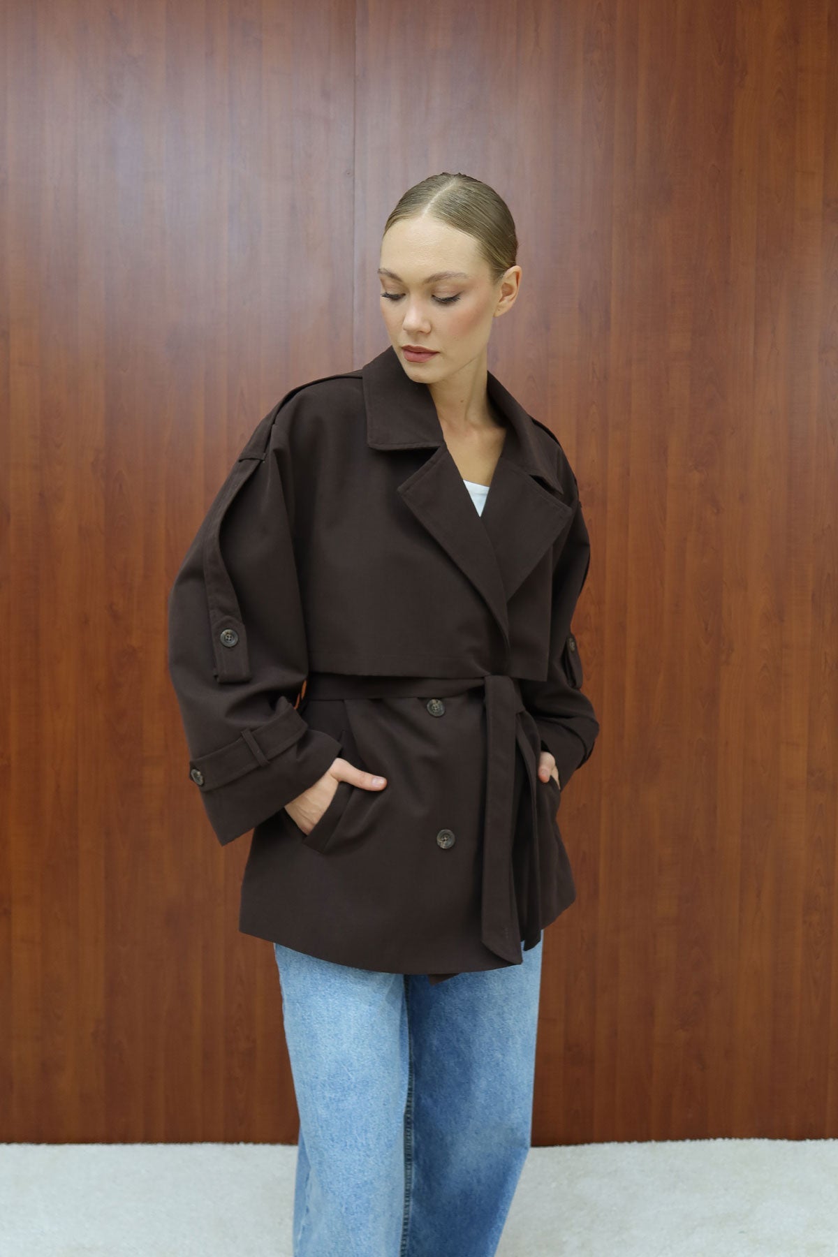 Kısa Oversize Trench 12-70164