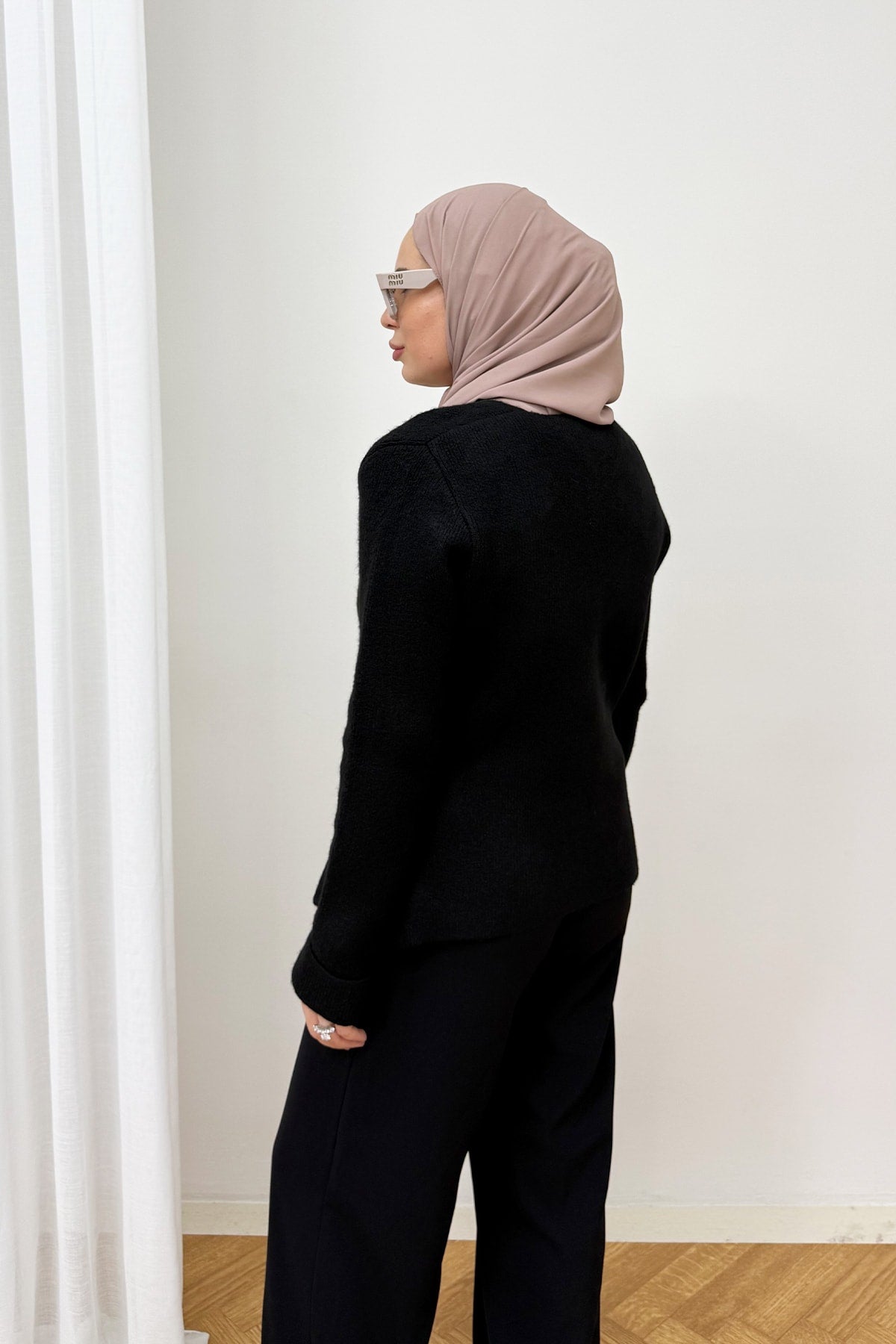 Düğmeli Triko Hırka 94-5029