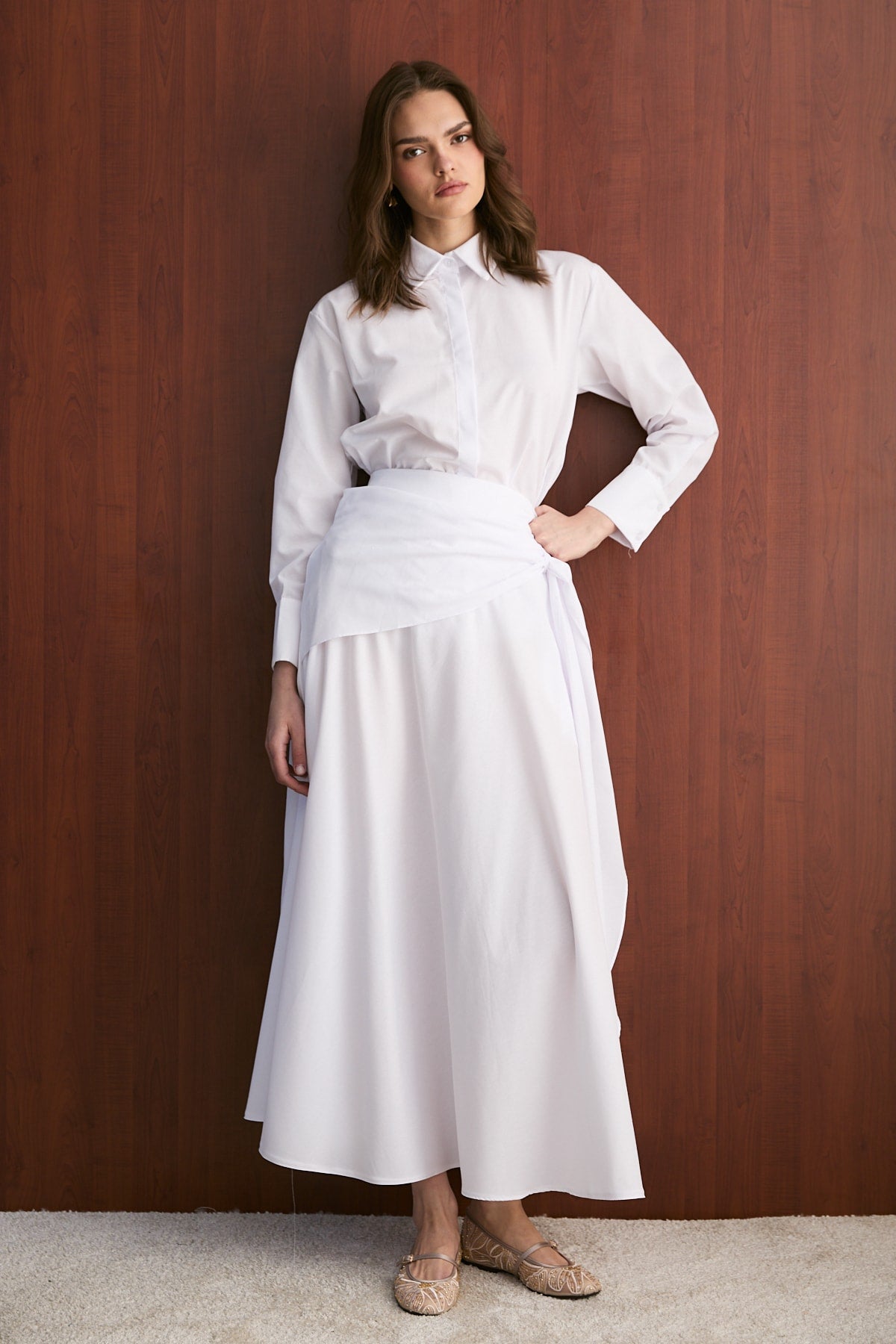 Poplin Etekli Takım 32-2745