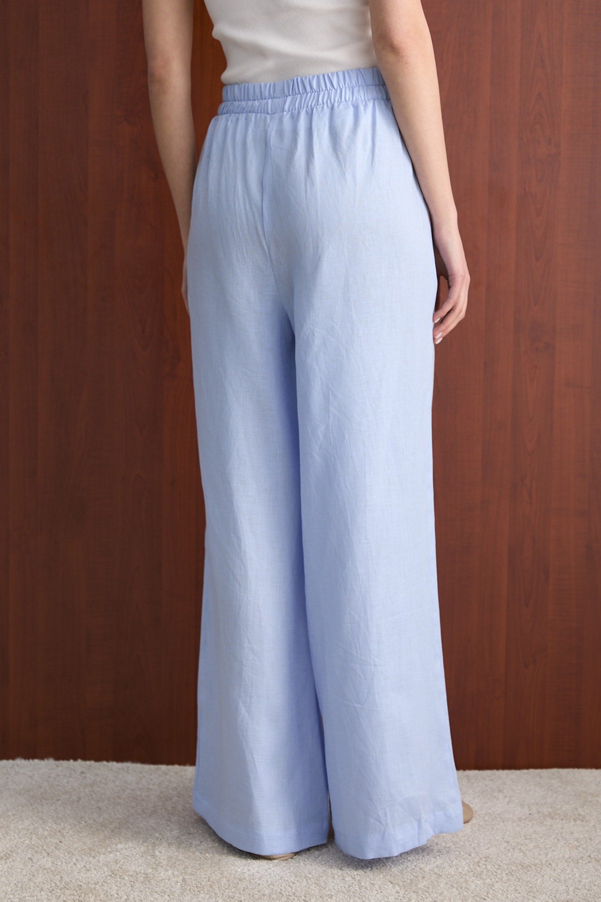 Keten Pantolon 32-2765-1 Kadın Pantolon
