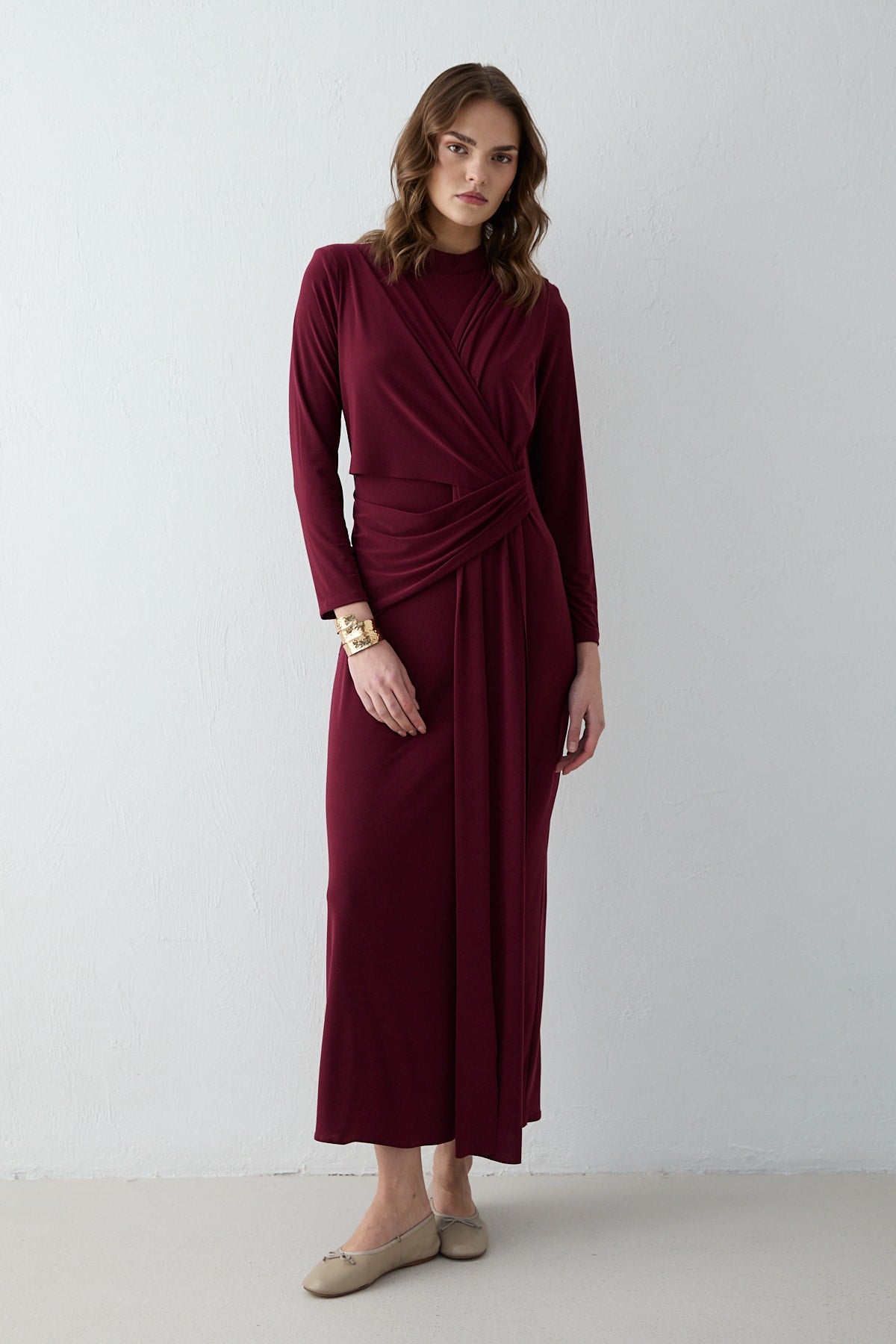 Detaylı Elbise 32-2697