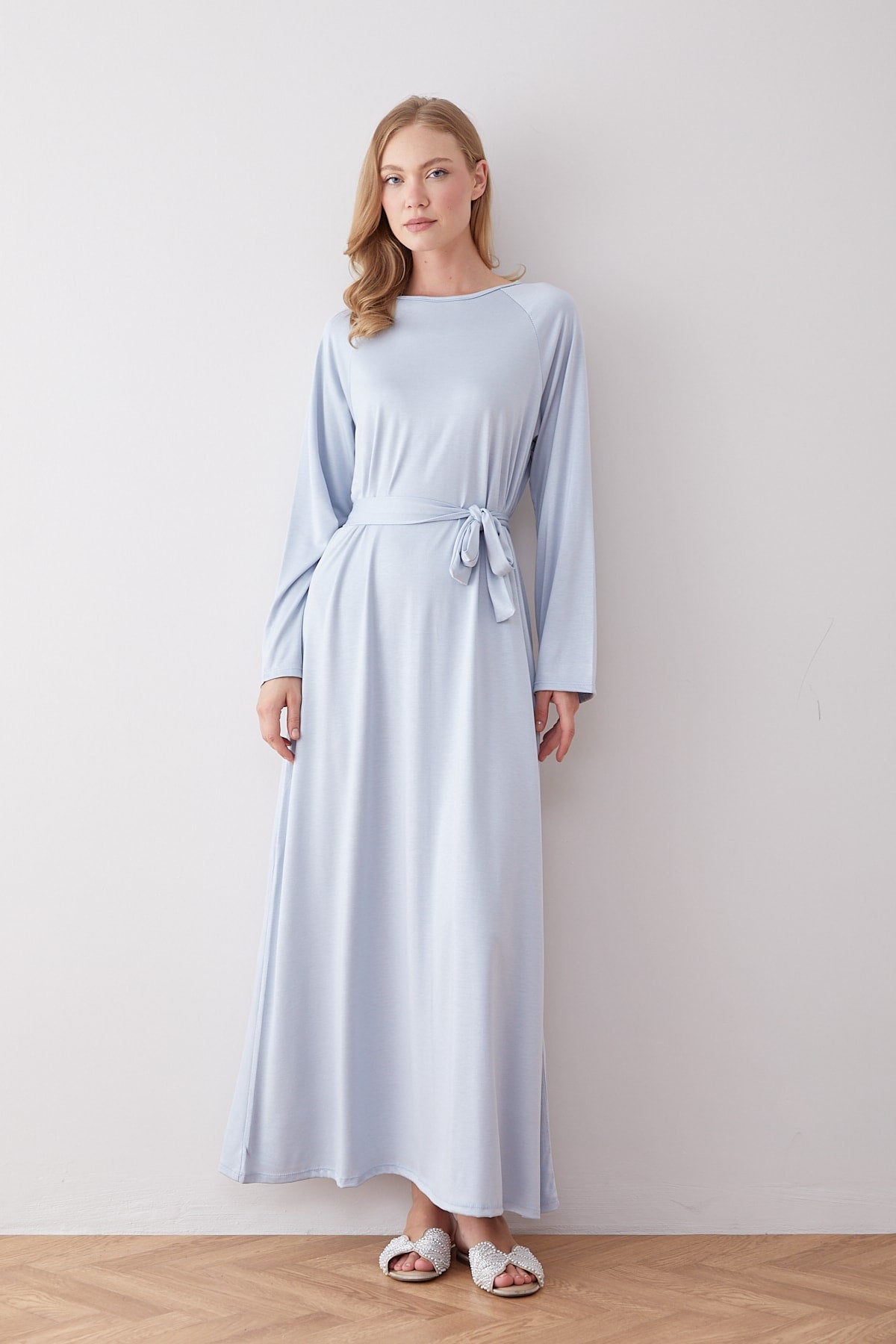 Kuşaklı Elbise 68-6402