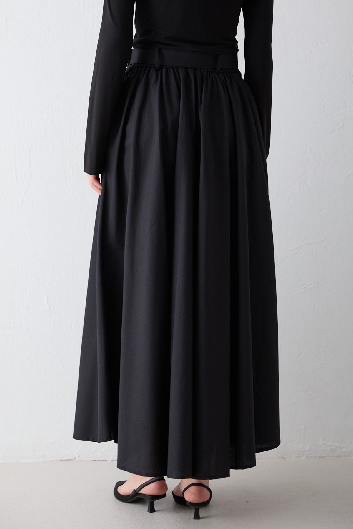 Fermuar Detaylı Poplin Etek 32-2714