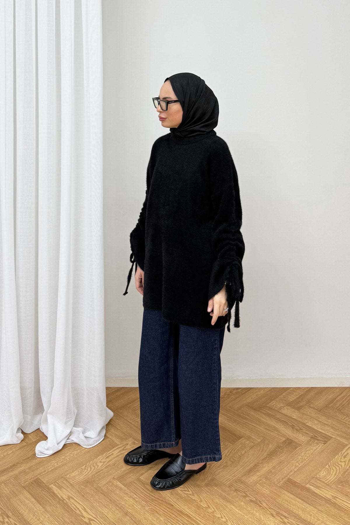 Kolu Bağlamalı Triko Kazak 80-8426