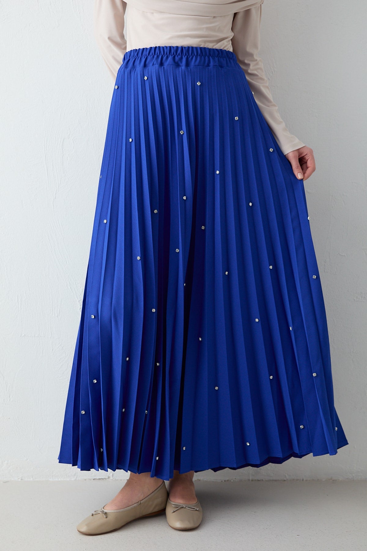 Taşlı Pilise Etek 32-3541-1