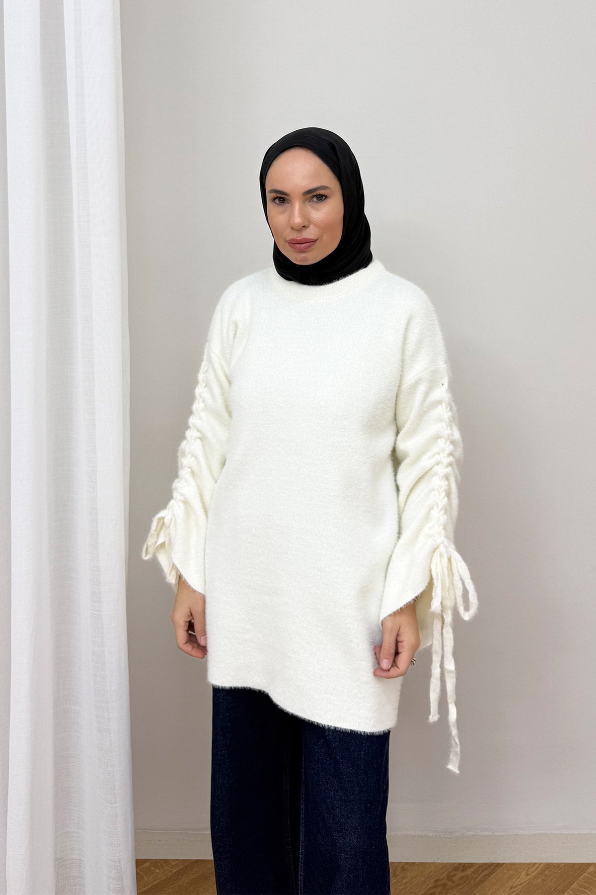 Kolu Bağlamalı Triko Kazak 80-8426