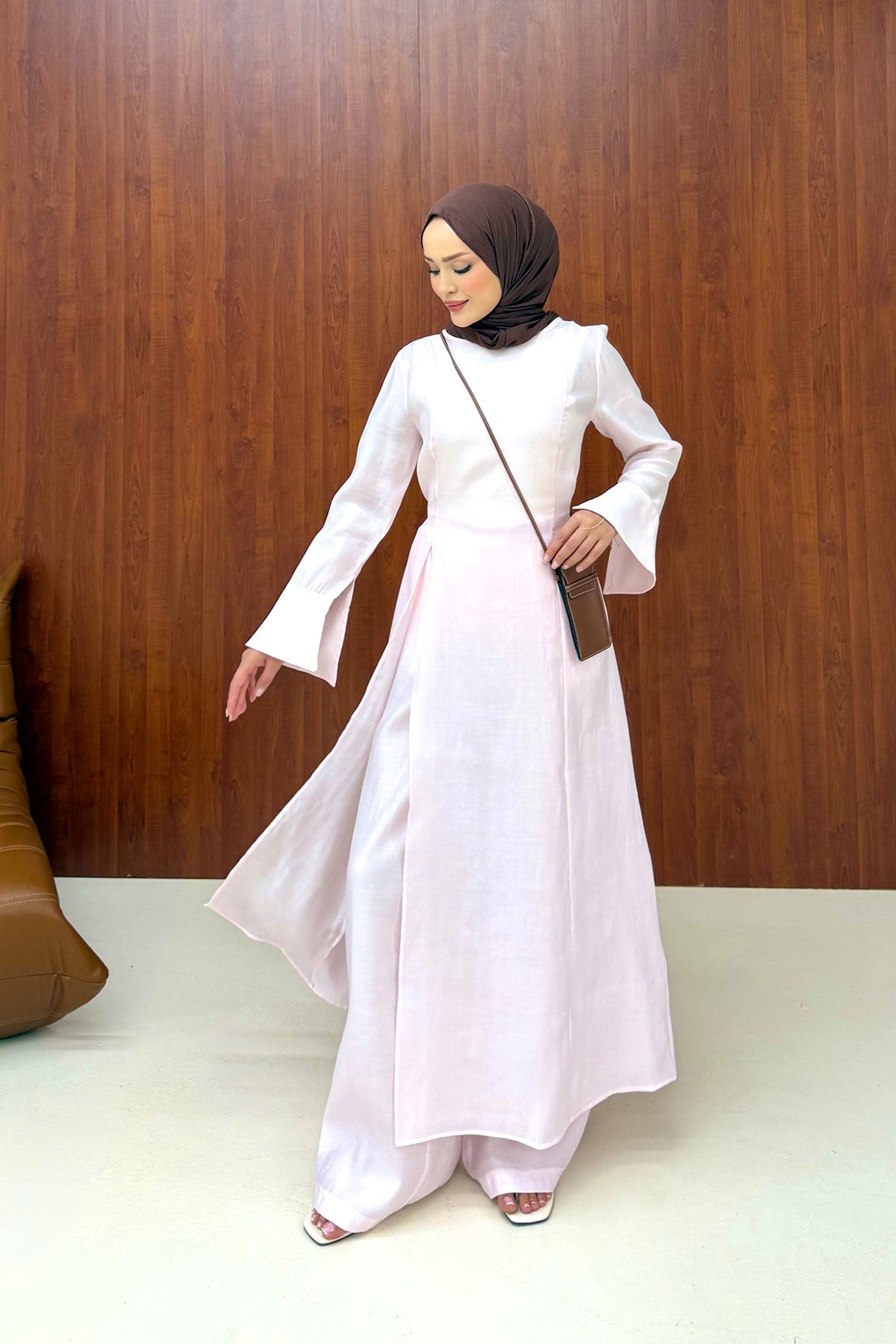 Yırtmaçlı Tunikli Takım 84-6095