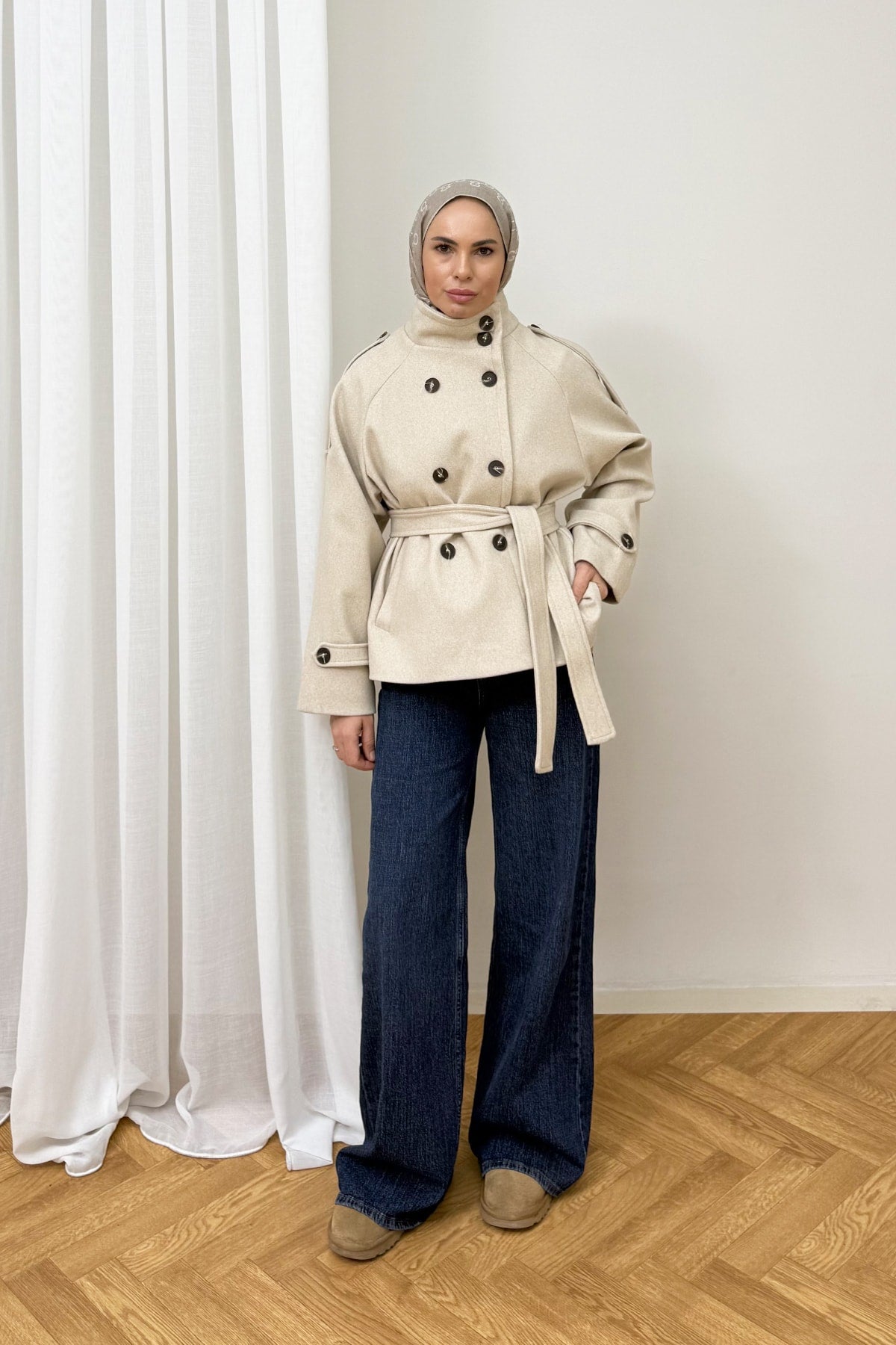 Premium Kaşe Kaban 12-70119