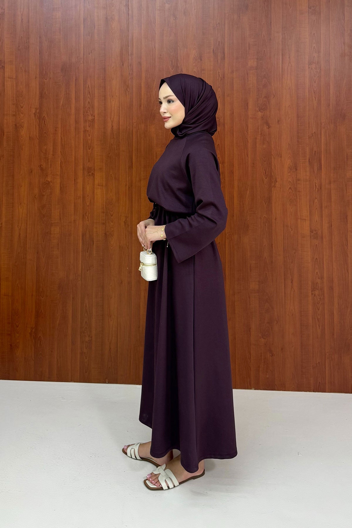 Örme Modal Elbise 68-6600