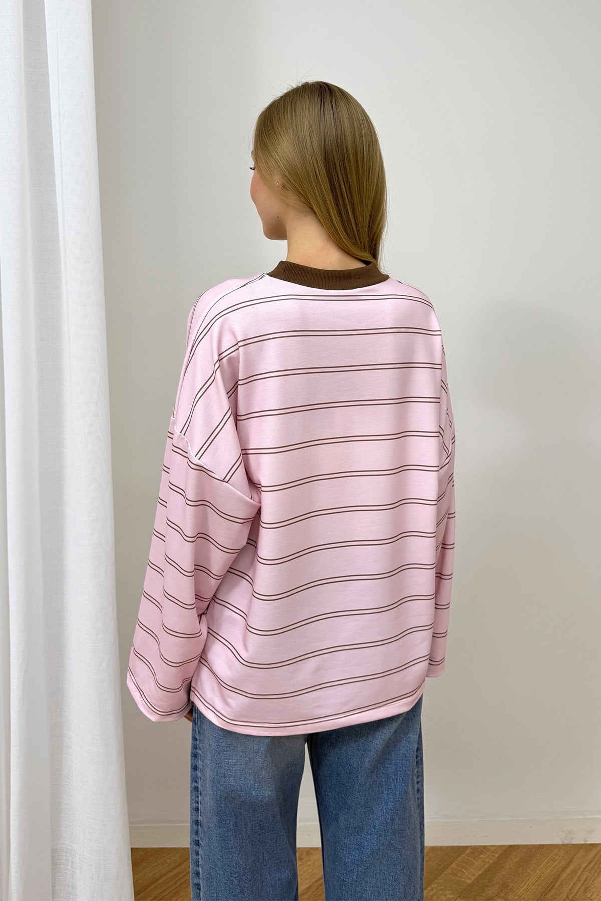 Çizgili Basic Tunik 79-7020