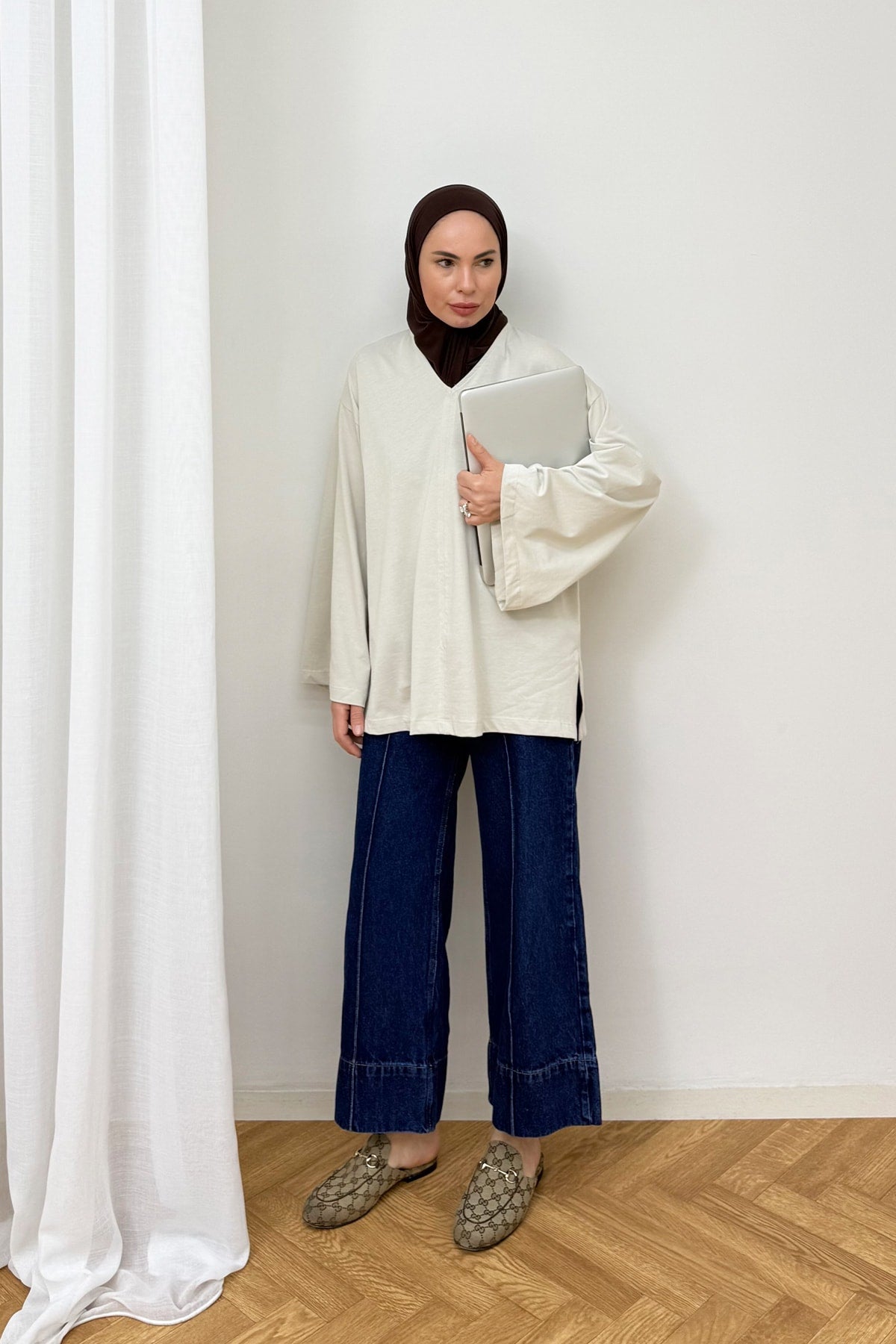 Basic İki İplik Tunik 79-7037