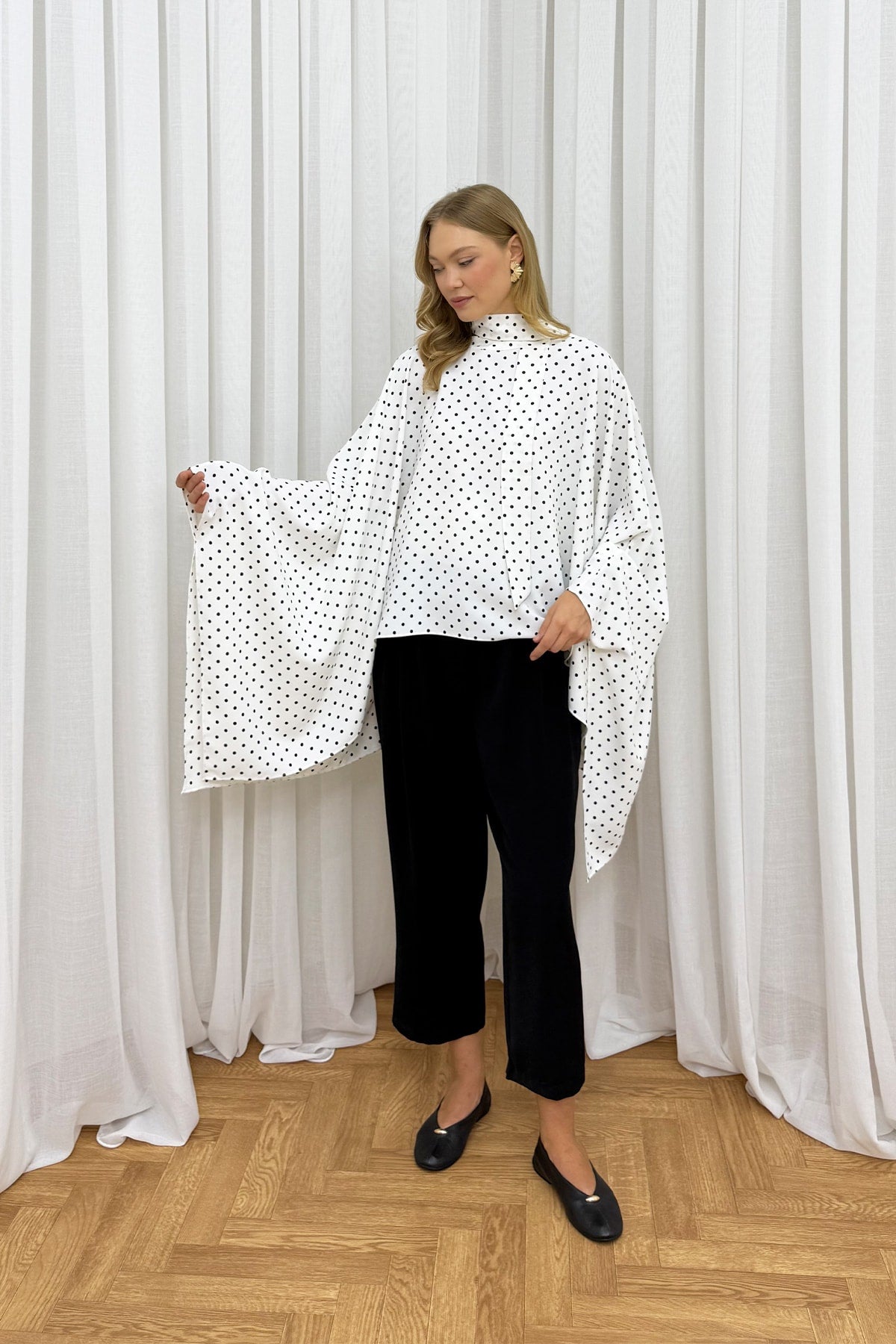 Puantiye Pelerin Tunik 32-2004-1