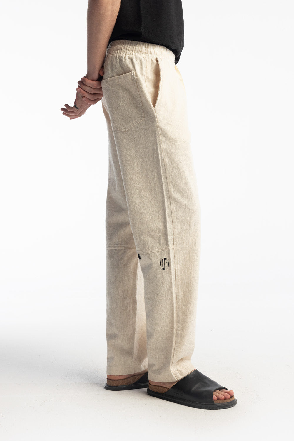 INCLUSIVE KETEN PANTOLON - BEJ XL