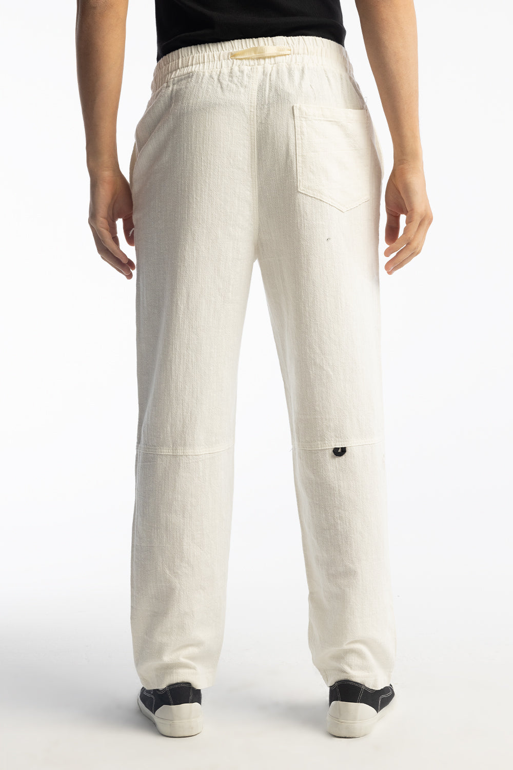 INCLUSIVE KETEN PANTOLON - BEYAZ XL