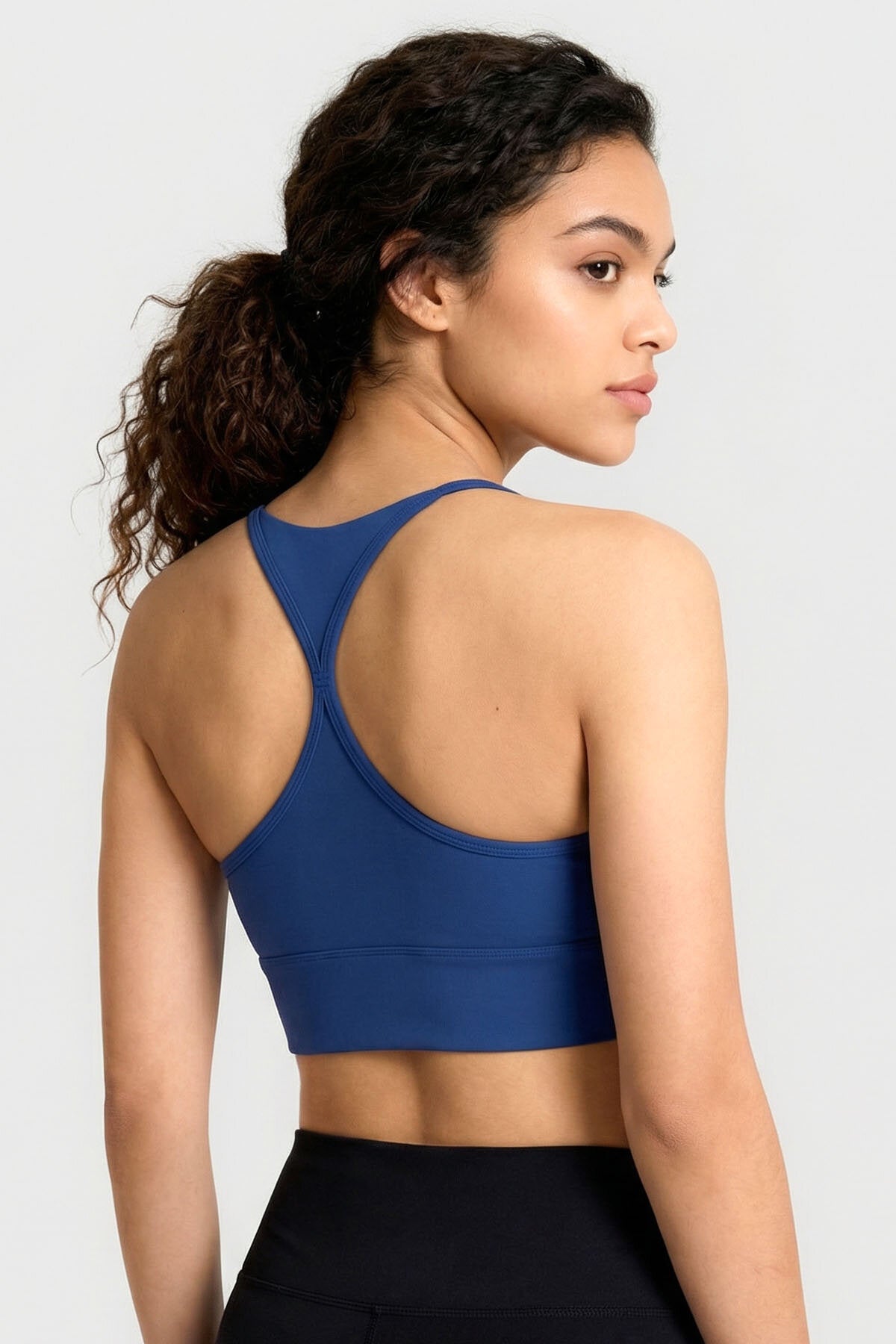 İndigo Standart Fit Baskılı Sırt Detaylı Kadın Spor Büstiyer - 97300