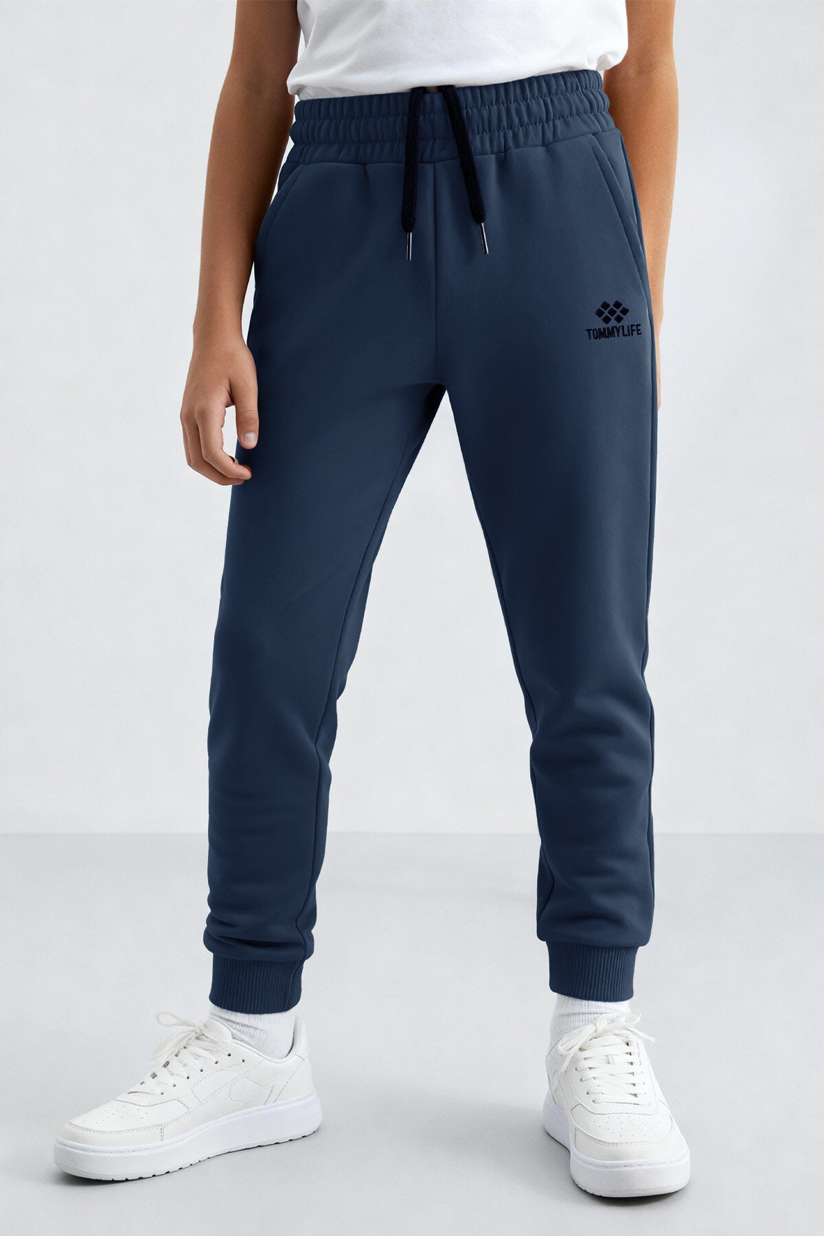 İndigo Standart Fit Manşetli İnce Erkek Çocuk Eşofman Alt - 11062