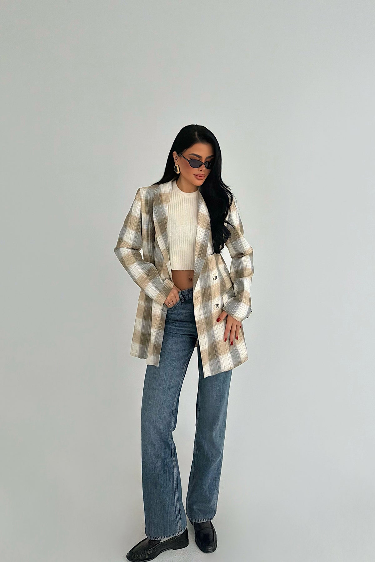 Trinni Ekose Ceket ATE-3901