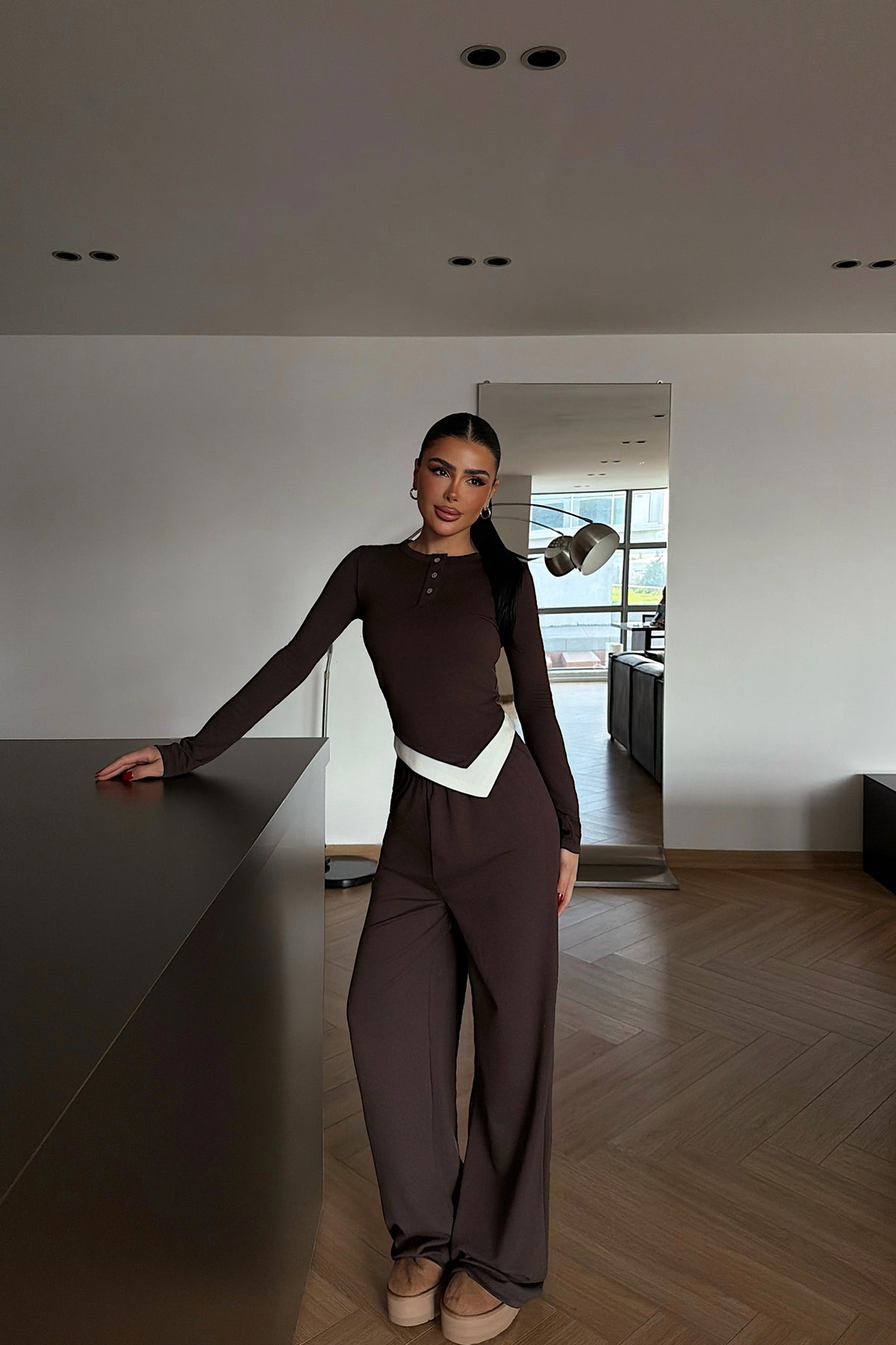 Kahverengi Lobster Takım ATE-4240