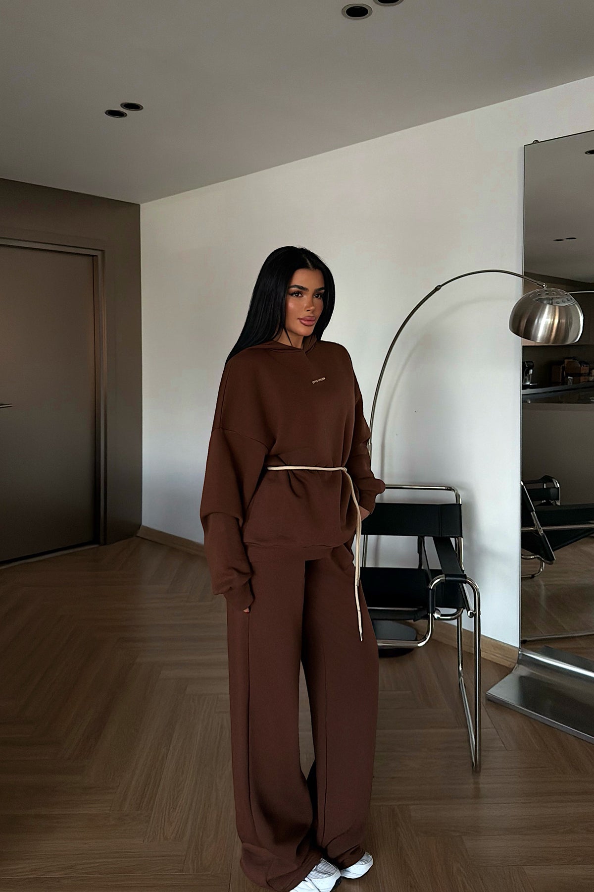 Kahverengi Cicely eşofman takımı ATE-4301