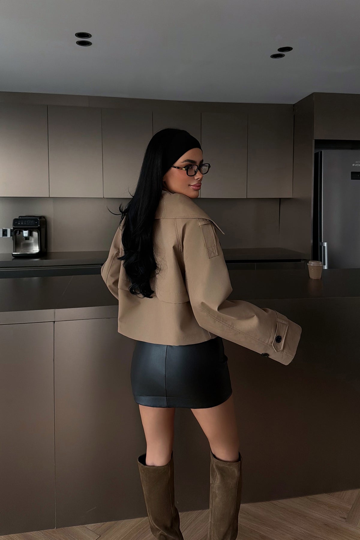 Kahverengi Klarris Trençkot ATE-4200