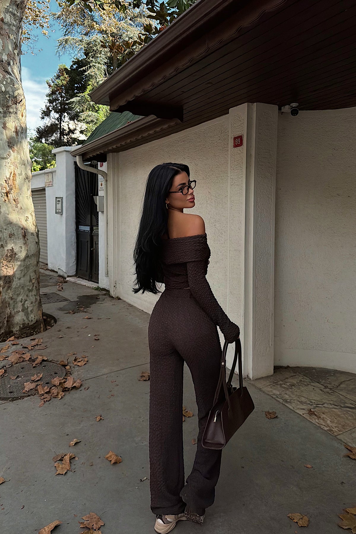 Kahverengi Laveau Takım ATE-3738